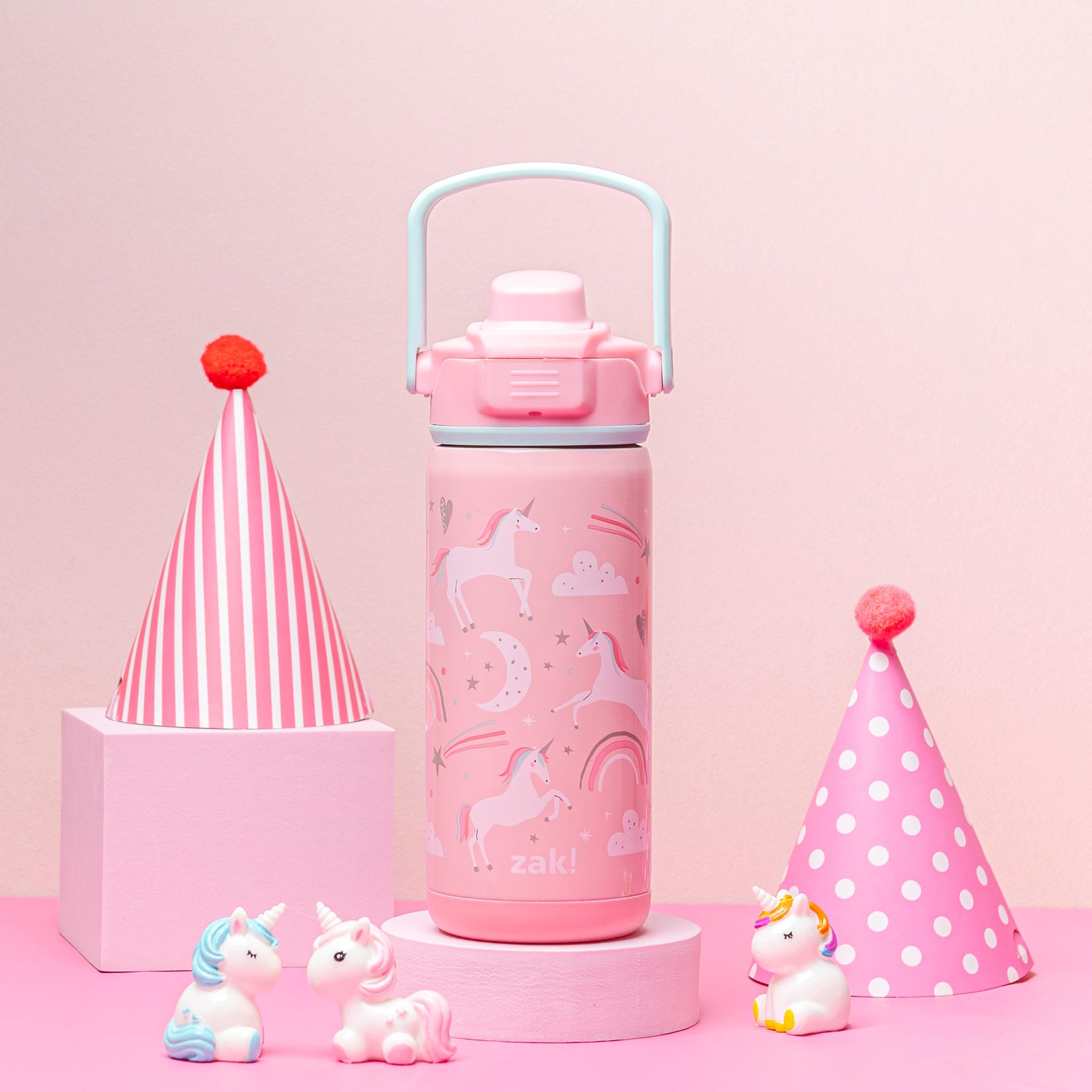 Beacon Stainless Steel Insulated Kids Water Bottle with Covered Spout - Unicorn, 14 Ounces