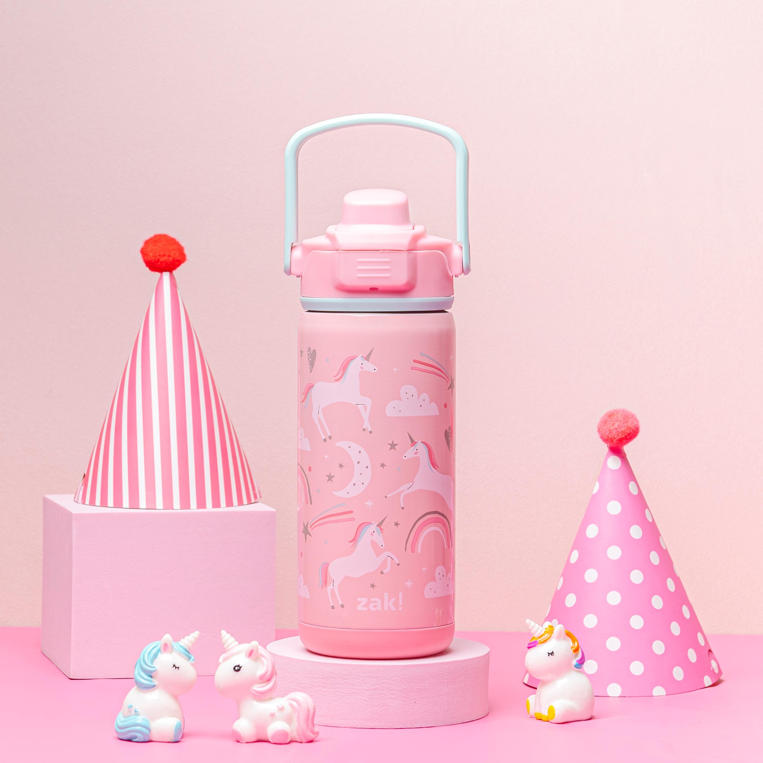 Beacon Stainless Steel Insulated Kids Water Bottle with Covered Spout - Unicorn, 14 Ounces