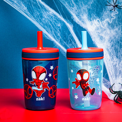 Spidey Spider-Man Kelso Kids Leak Proof Tumbler with Lid and Straw - 15 Ounces