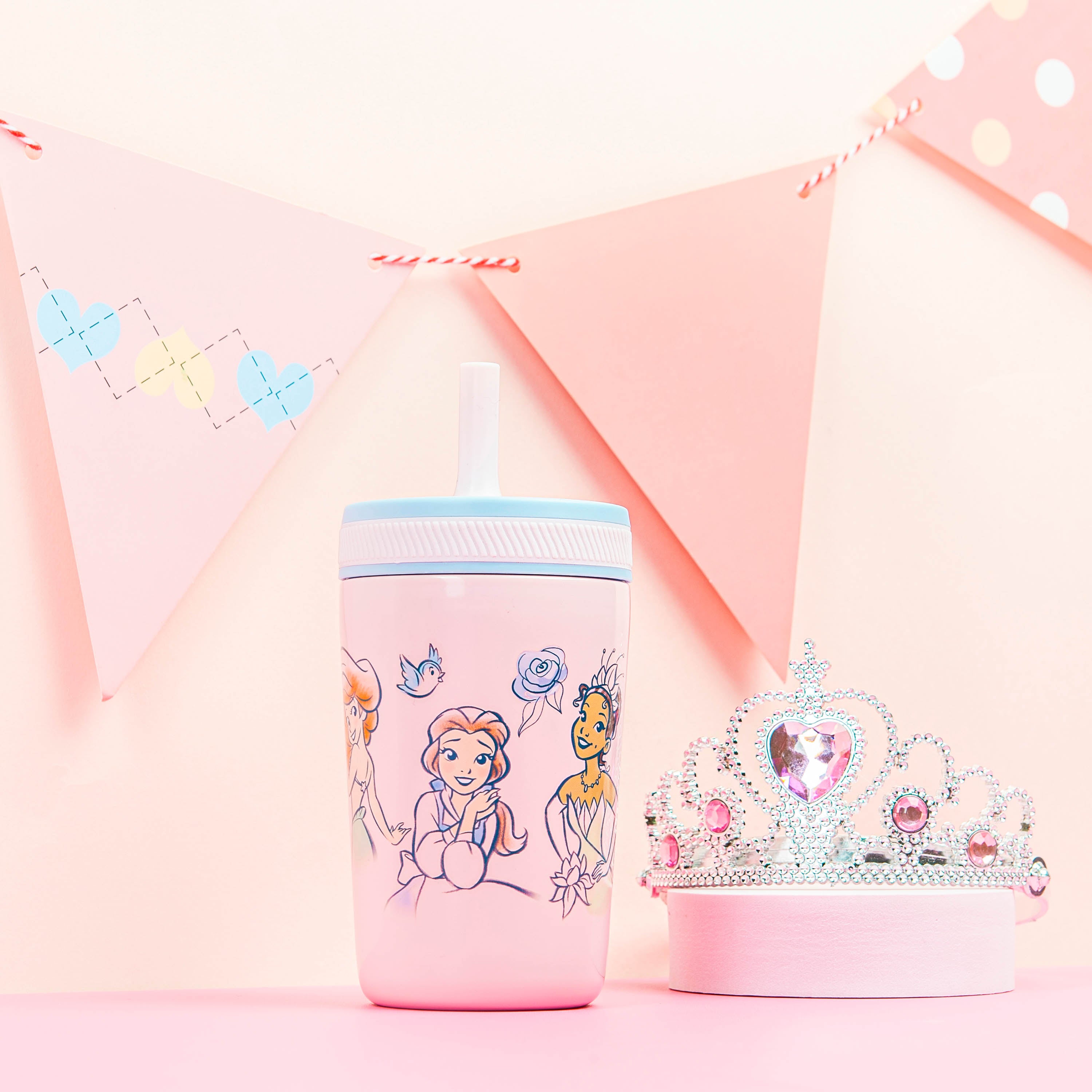 Disney Princess Kelso Kids Insulated Straw Tumbler - 12 Ounces