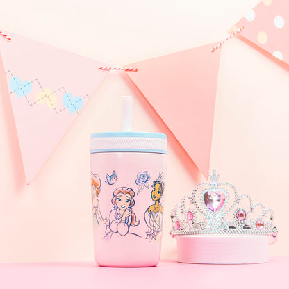 Disney Princess Kelso Kids Insulated Straw Tumbler - 12 Ounces