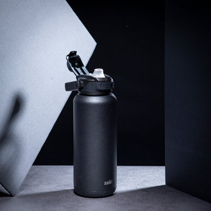 Beacon Insulated Water Bottle with Covered Spout - Ebony, 32 ounces