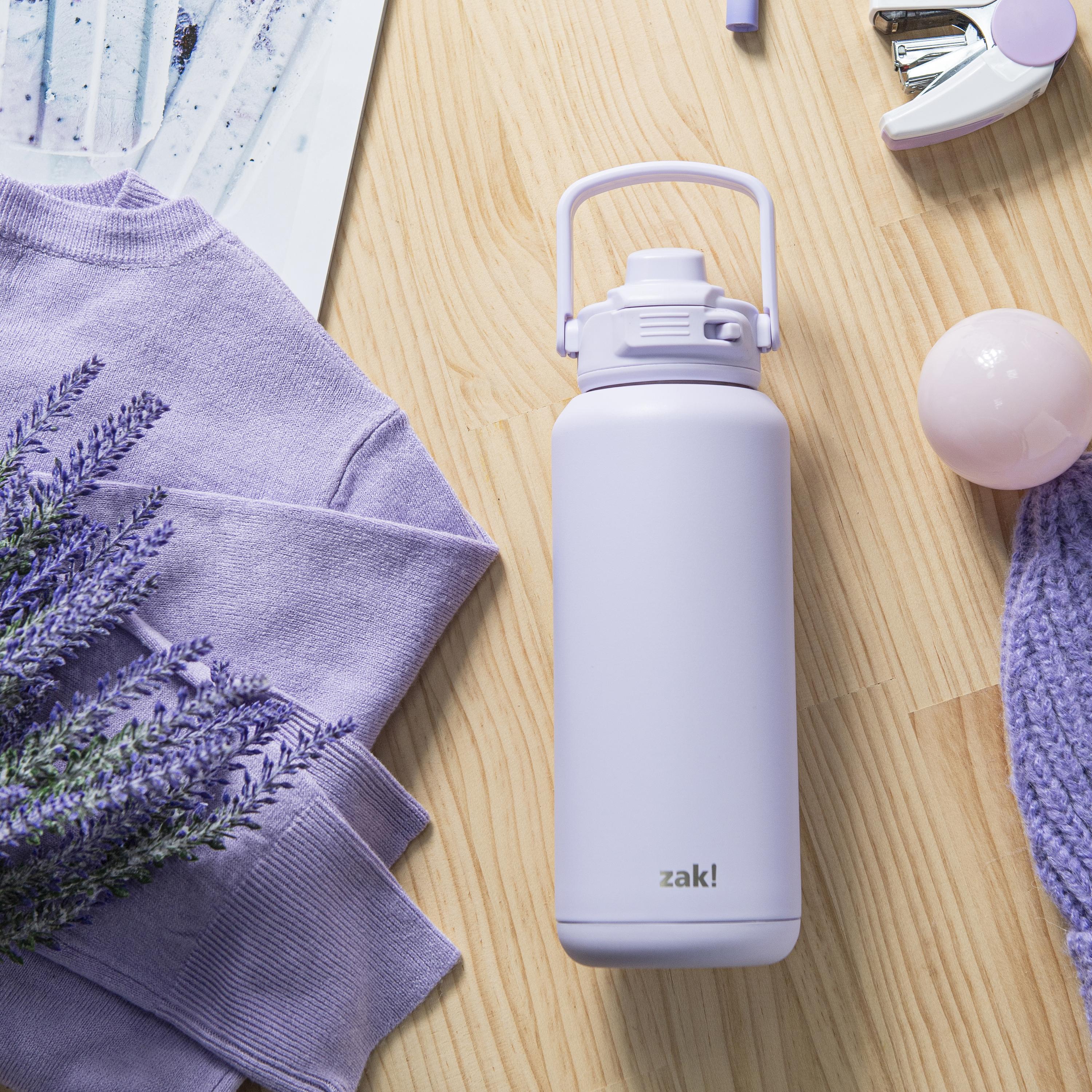 Locking Lid Water Bottle with Straw - Purple Lilac, 32 oz. – zak.com