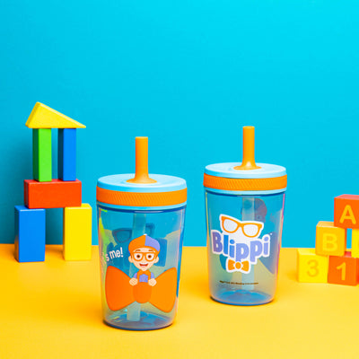 Blippi Kelso Kids Leak Proof Tumbler with Lid and Straw