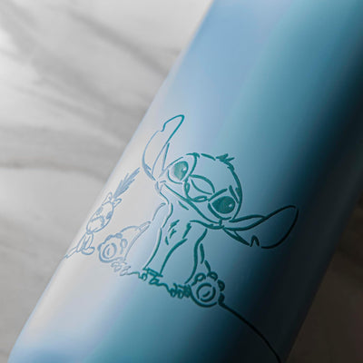 Harmony Stainless Steel Insulated Water Bottle with Flip-Up Straw Spout - Lilo & Stitch, 32 ounces 3D Art
