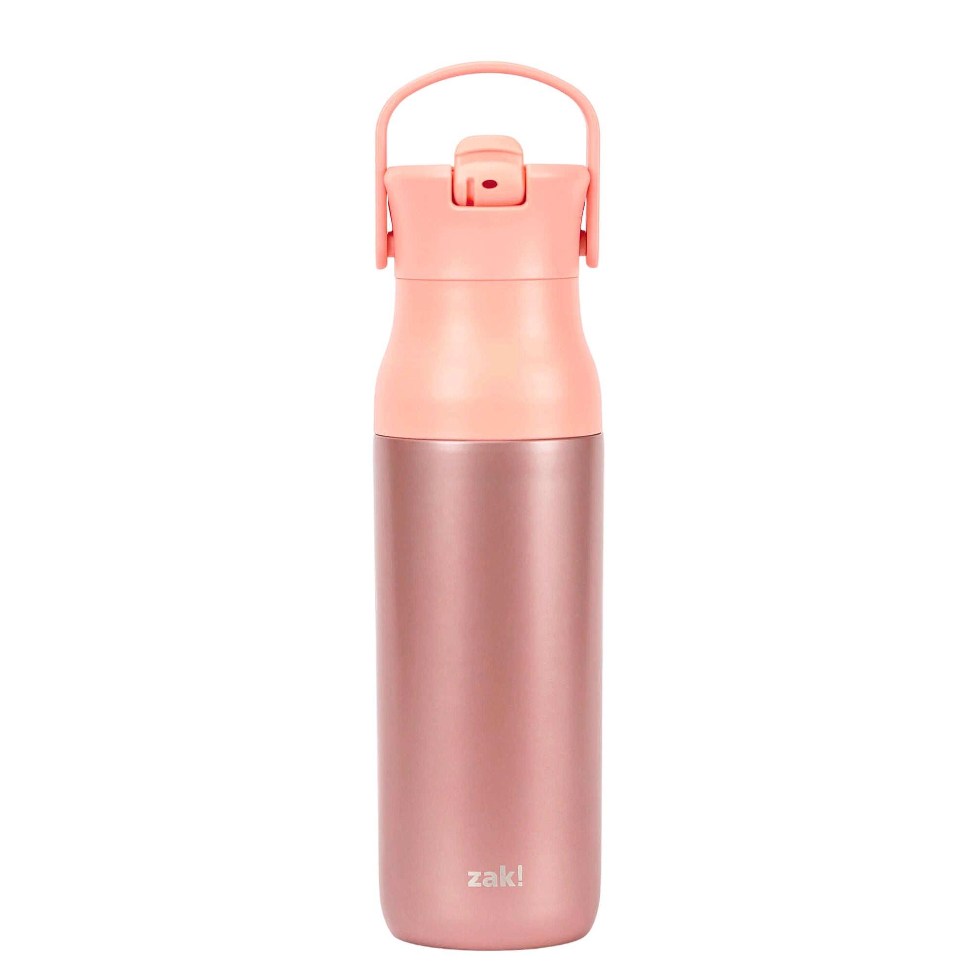 Harmony Recycled Stainless Steel Insulated Water Bottle with Flip-Up Straw Spout - Coral, 32 ounces