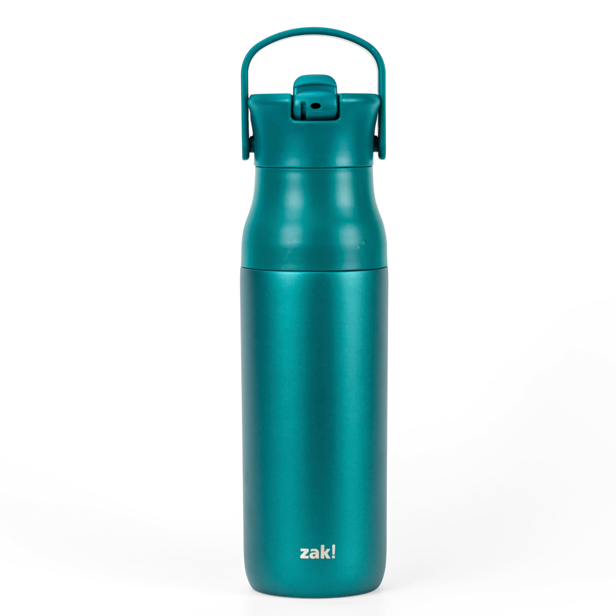 Harmony Recycled Stainless Steel Insulated Water Bottle with Flip-Up Straw Spout - Emerald, 32 ounces