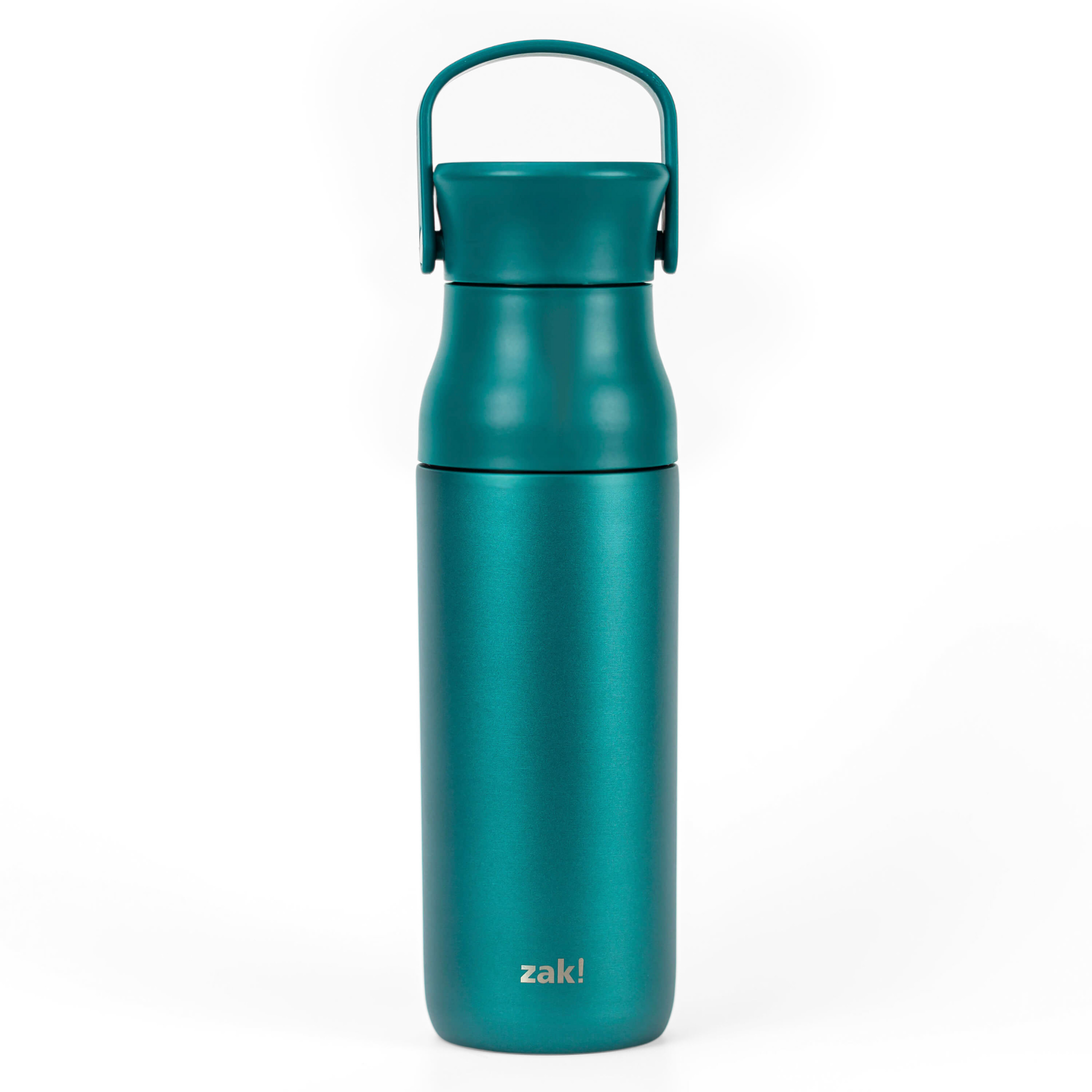 Zak Designs 32oz Recycled Stainless Steel Vacuum Insulated Chug Water Bottle - Emerald