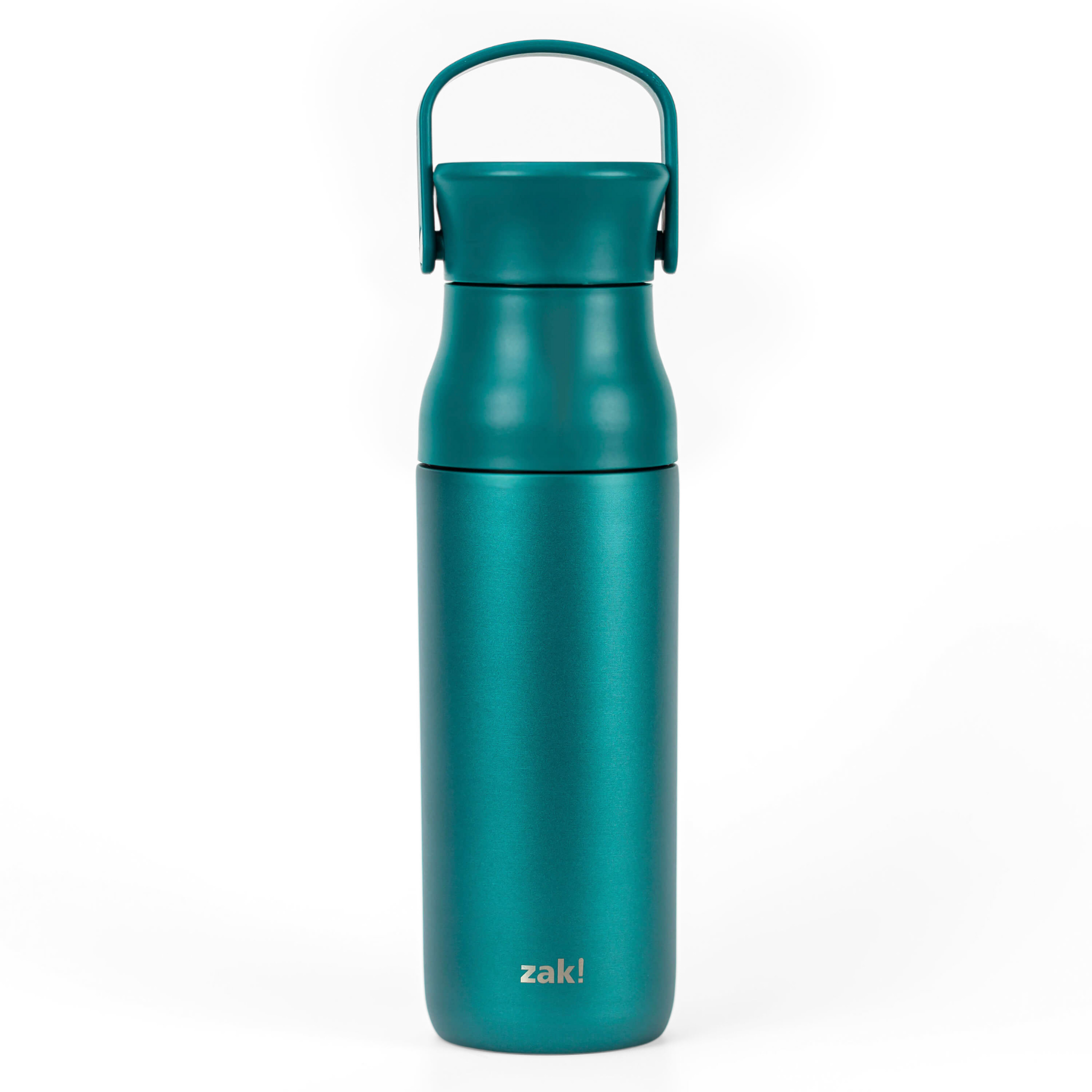 Zak Designs 24 Ounce Antimicrobial Stainless Steel Water Bottle, Wisteria