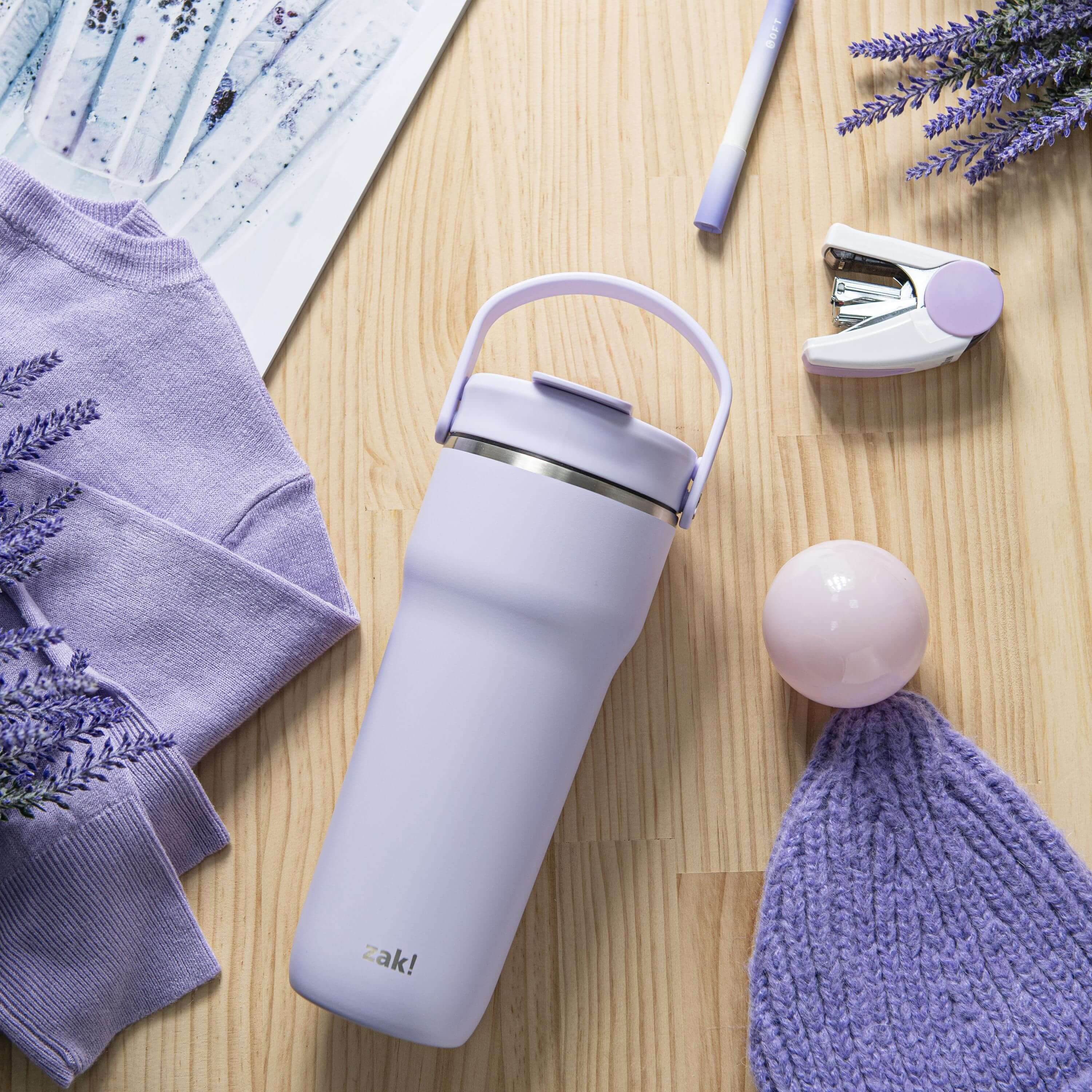 Harmony Sip and Straw Tumbler - Smoky Lilac, 30 ounces – zak.com