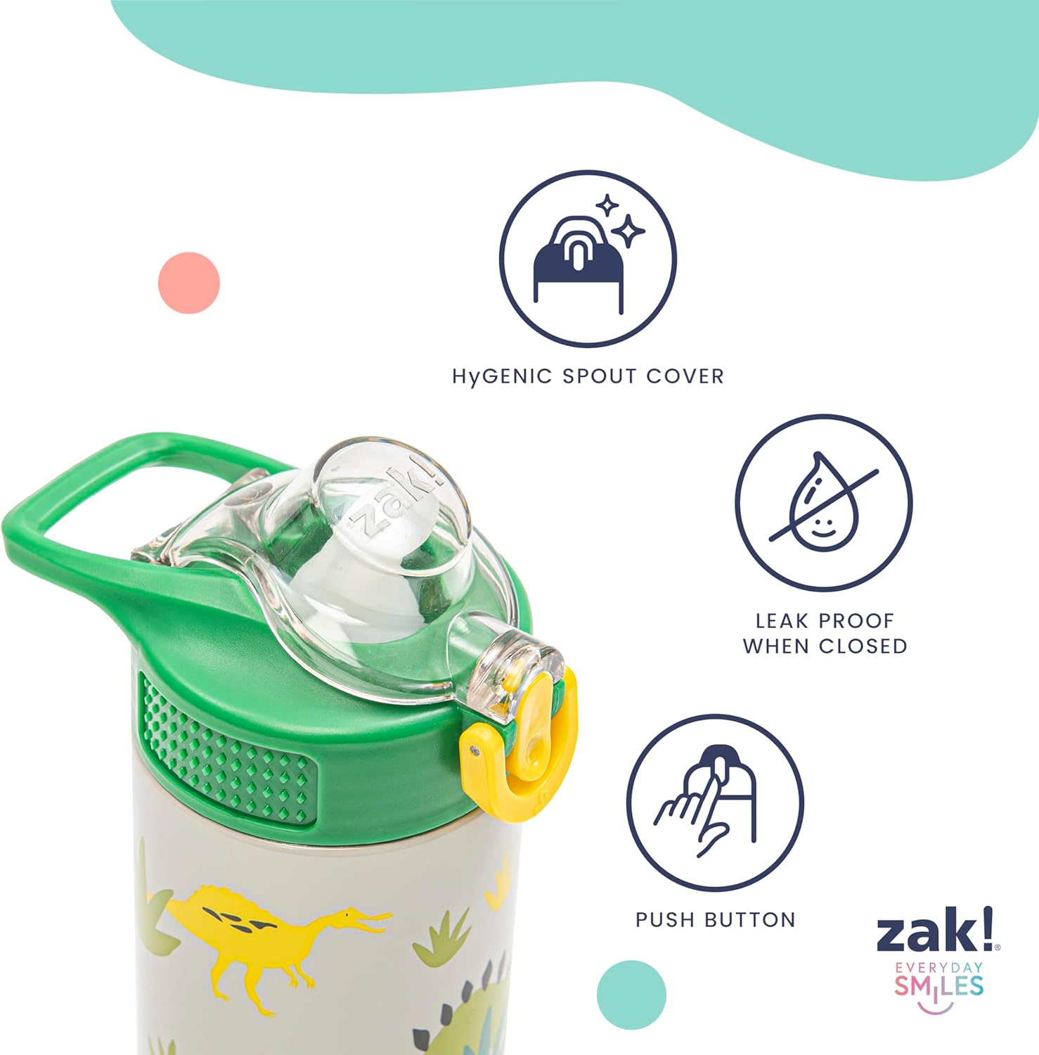 Sage Kids Insulated Water Bottle - Minecraft, 19 ounces