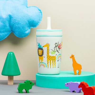 Kelso Kids Insulated Straw Tumbler - Safari, 12 Ounces