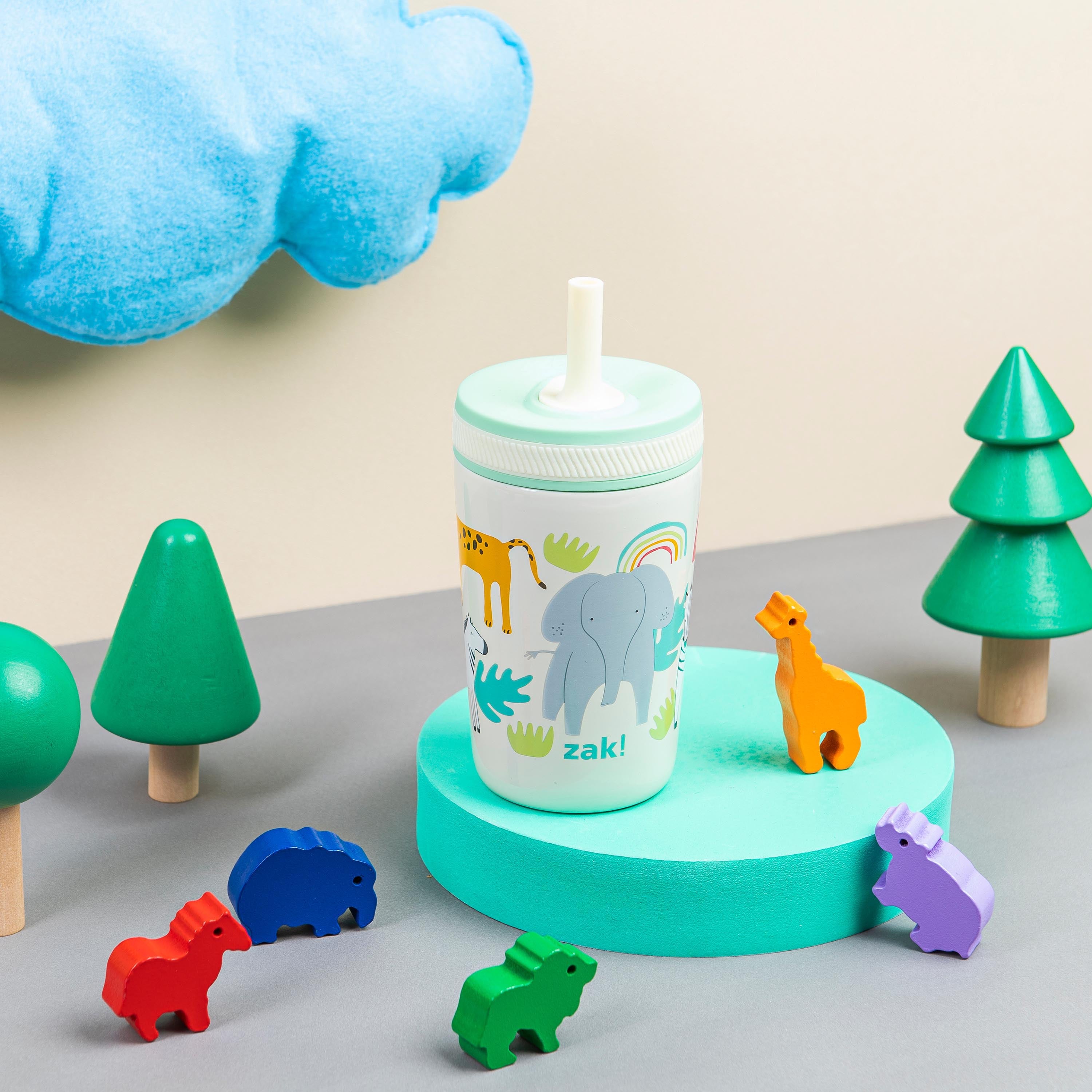 Leakproof Insulated Kids Cup - Safari, 12 oz. – zak.com