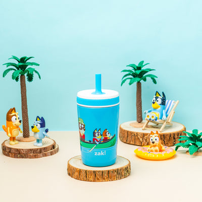 Kelso Kids Insulated Straw Tumbler - Bluey, 12 Ounces