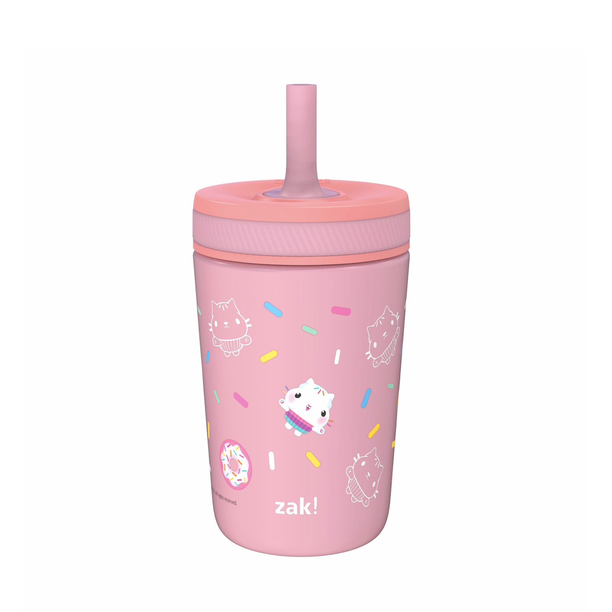 Kelso Kids Insulated Straw Tumbler - Gabby&#39;s Dollhouse, 12 Ounces
