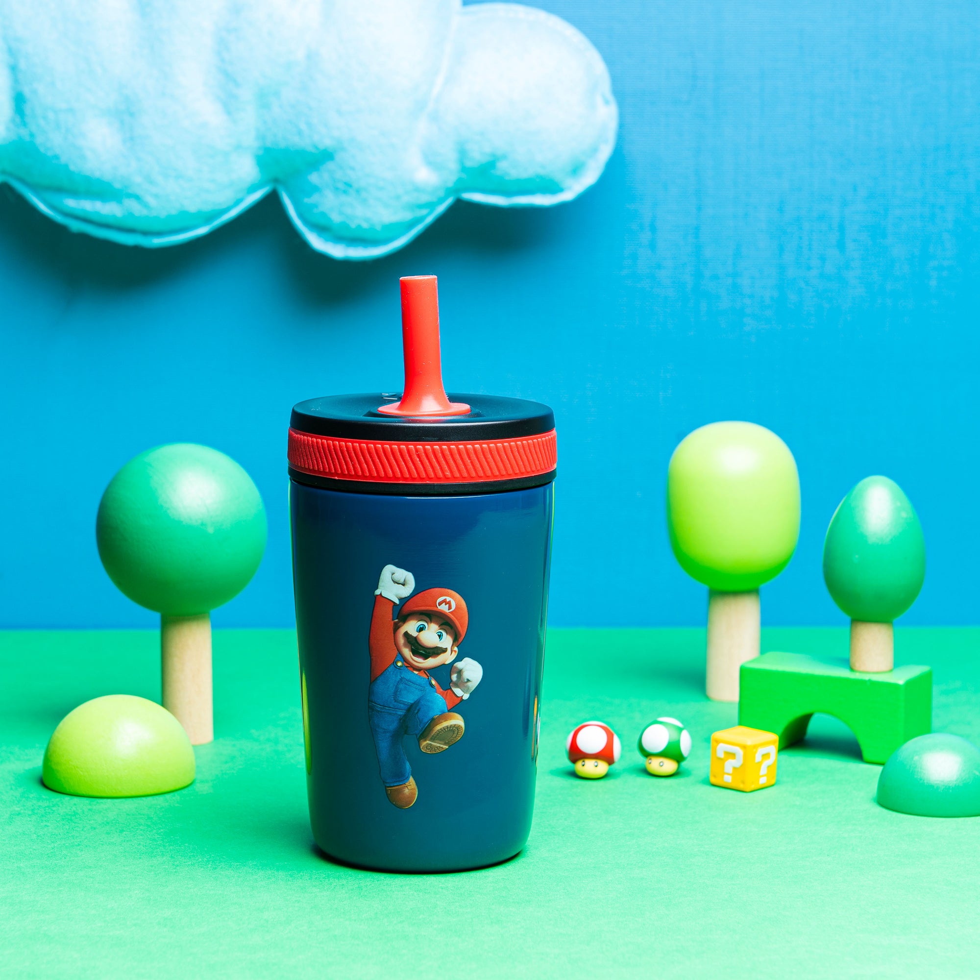 Kelso Kids Insulated Straw Tumbler - Super Mario Bros., 12 Ounces