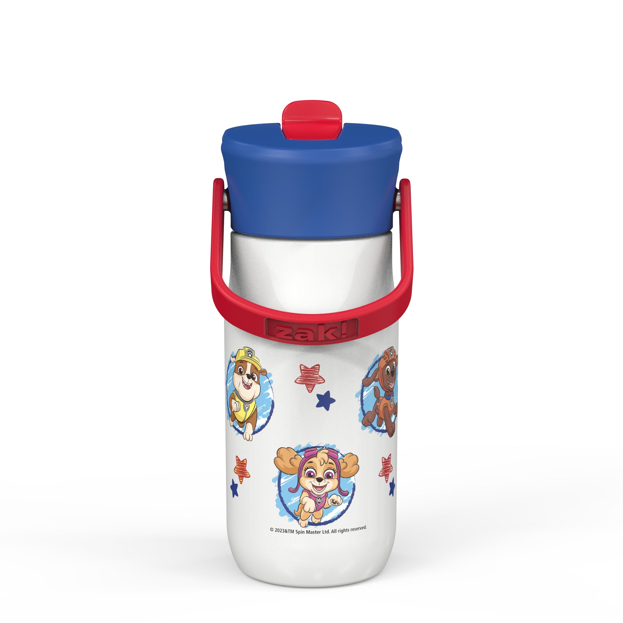 PAW Patrol Harmony Recycled Stainless Steel Kids Water Bottle with Straw Spout, 14 ounces