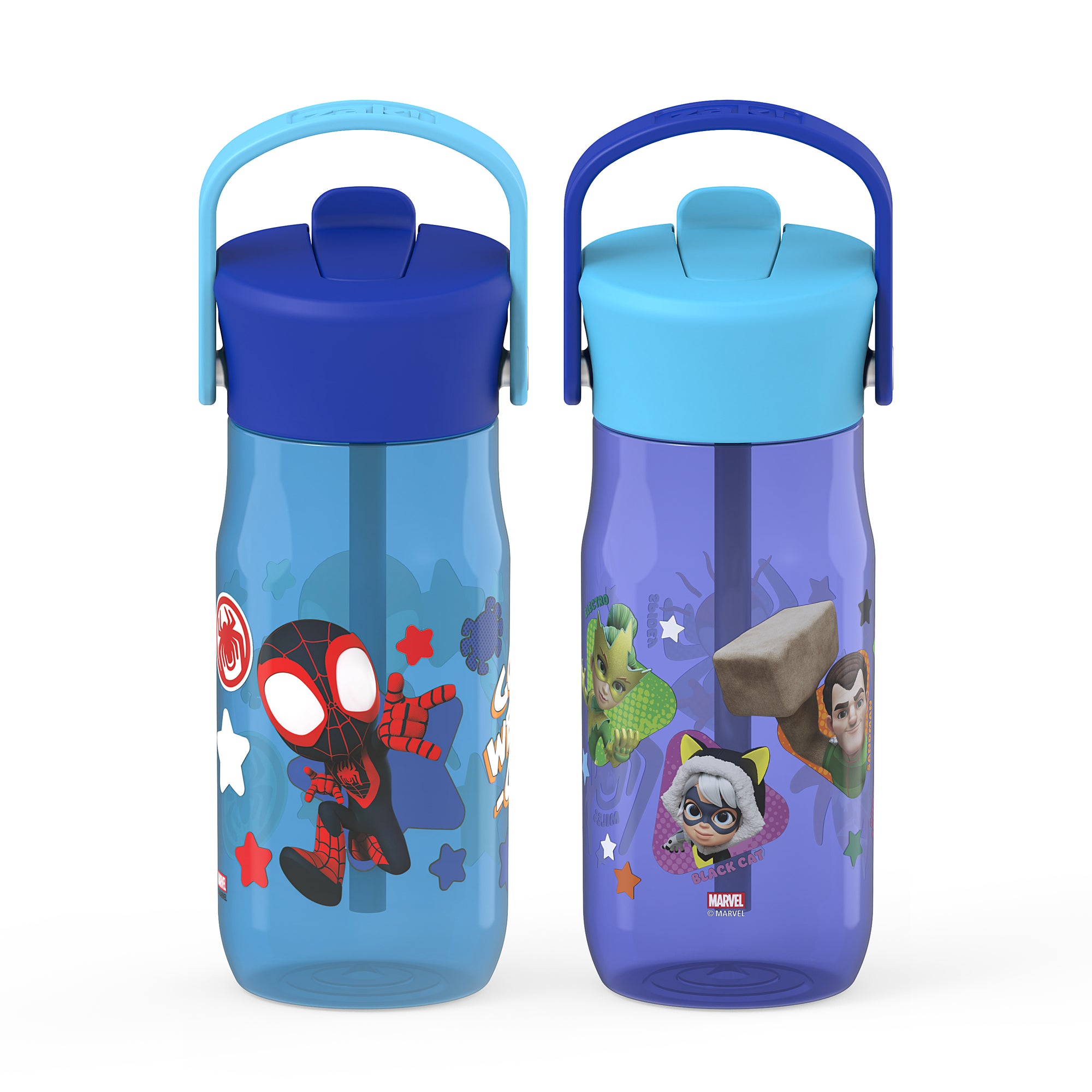 Spider-Man Harmony 2 Piece Water Bottle Set, 18 ounces