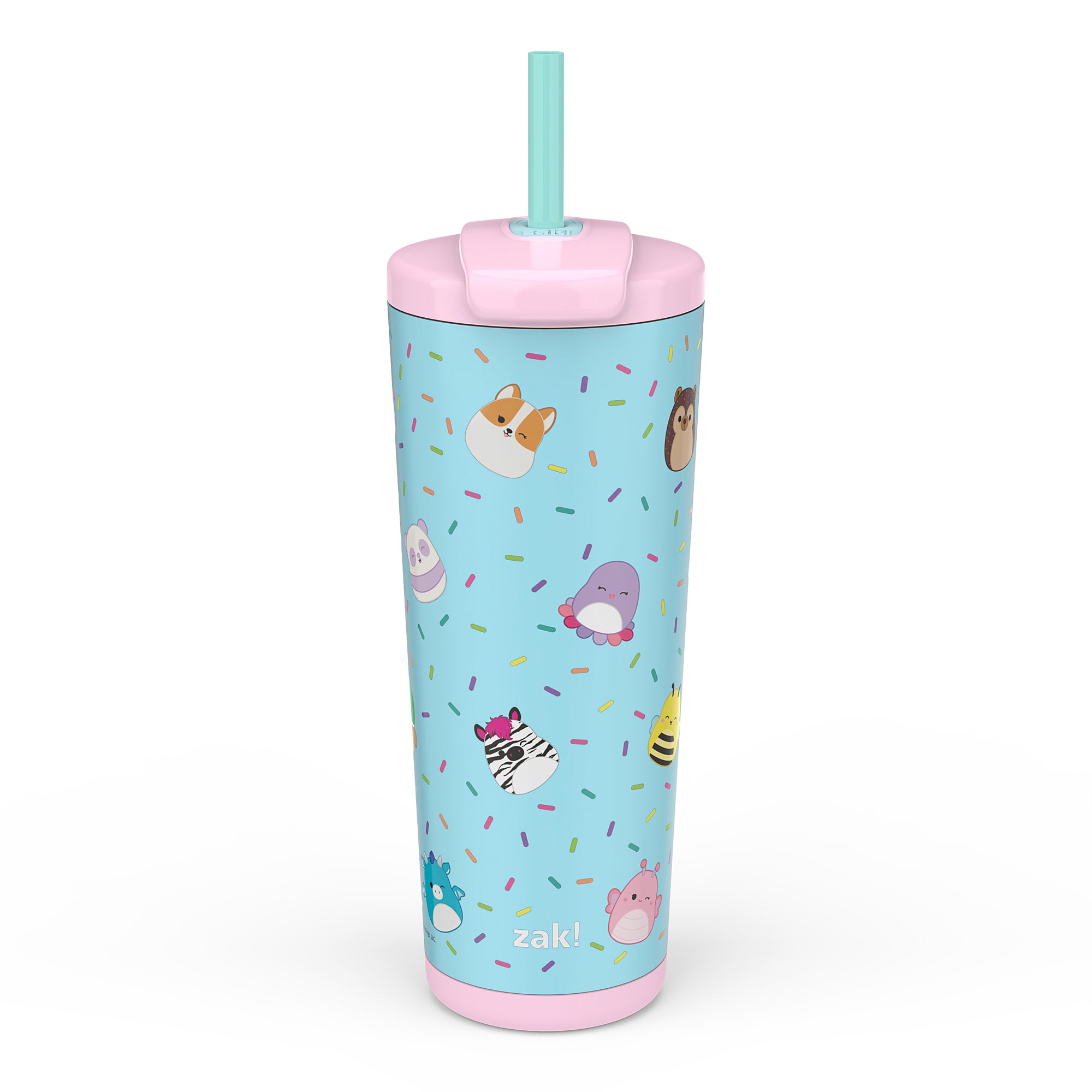 Squishmallows Beacon Insulated Cold Beverage Straw Tumbler - 24 ounces