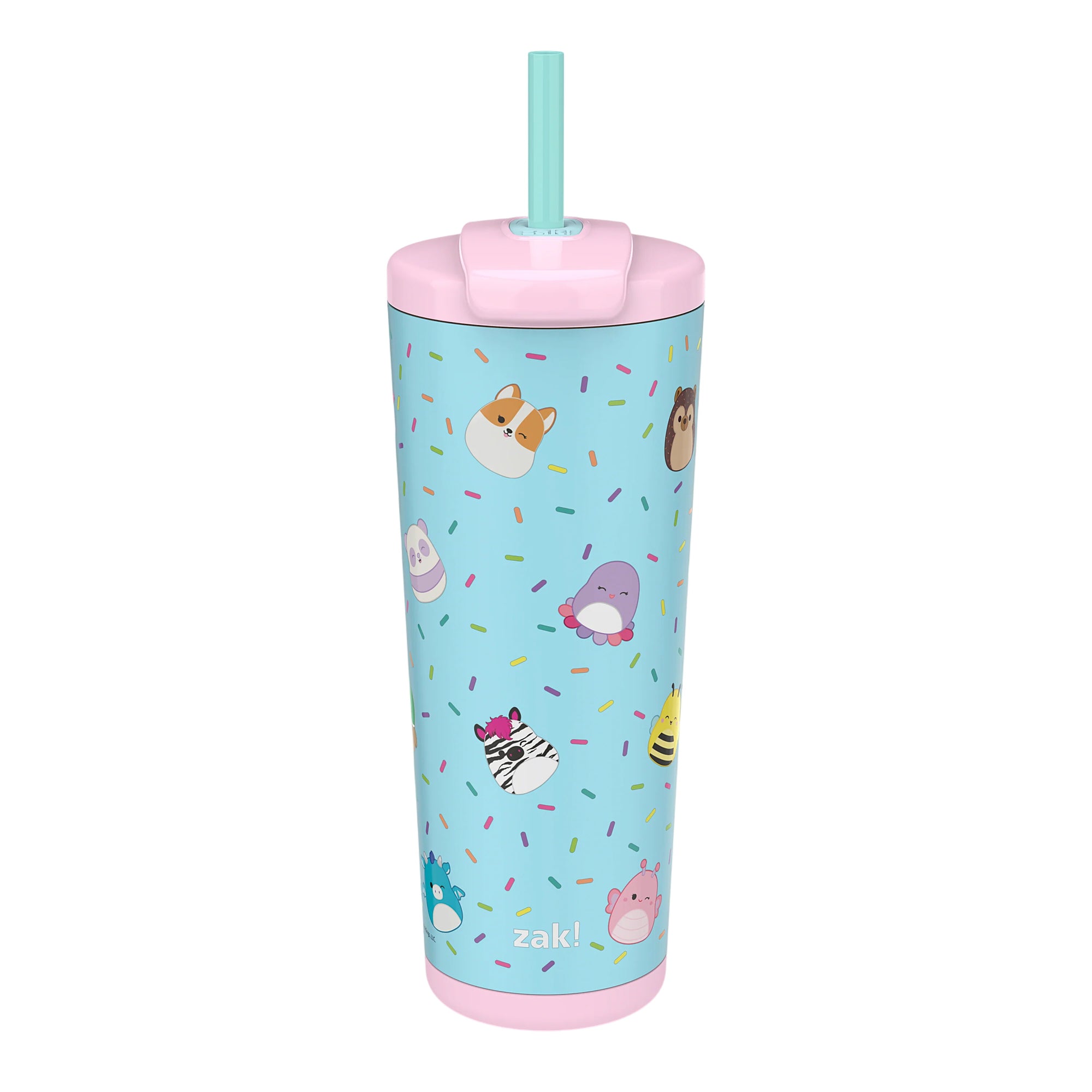 Squishmallows Beacon Insulated Cold Beverage Straw Tumbler - 24 ounces