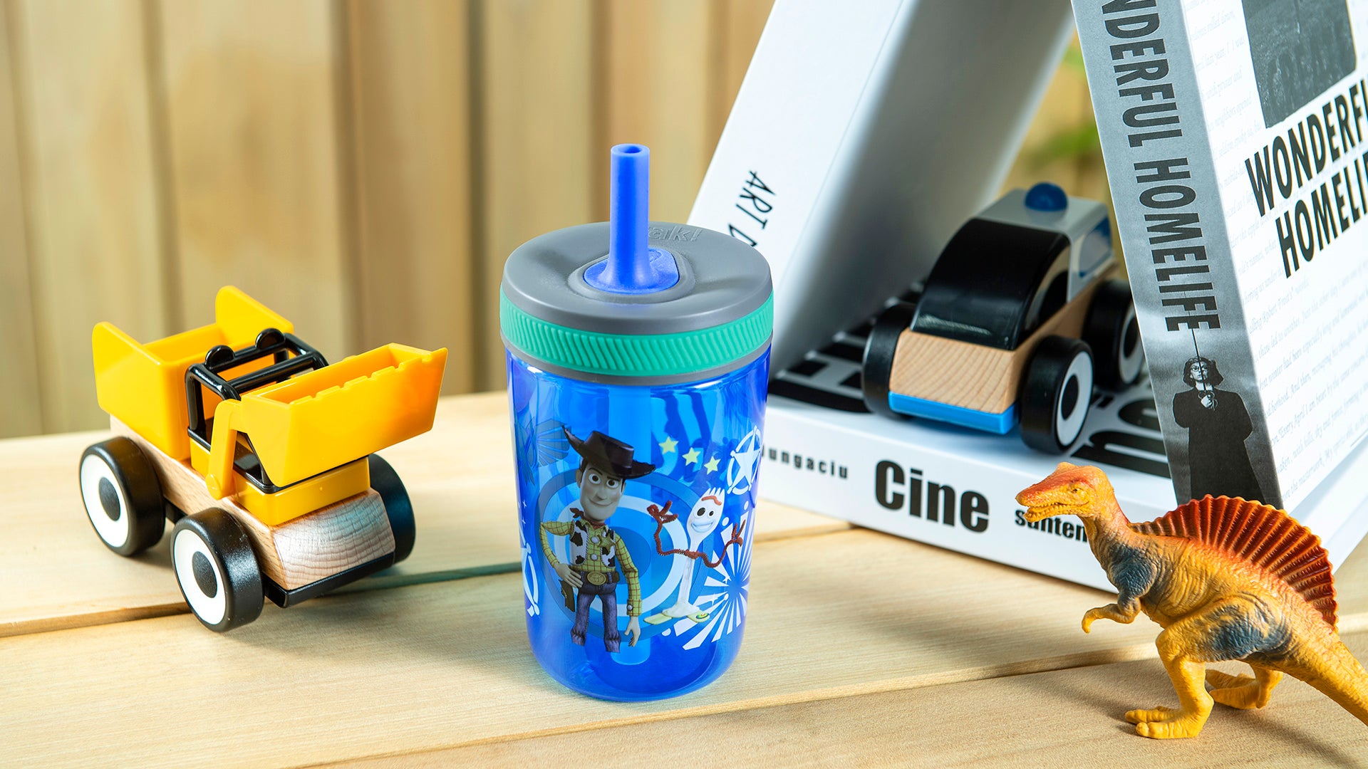 Disney Toy Story Kelso Kids Leak Proof Tumbler with Lid and Straw