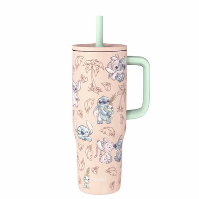 Sutton Insulated Straw Tumbler with Splash-Proof Lid - Lilo & Stitch, 30 ounces