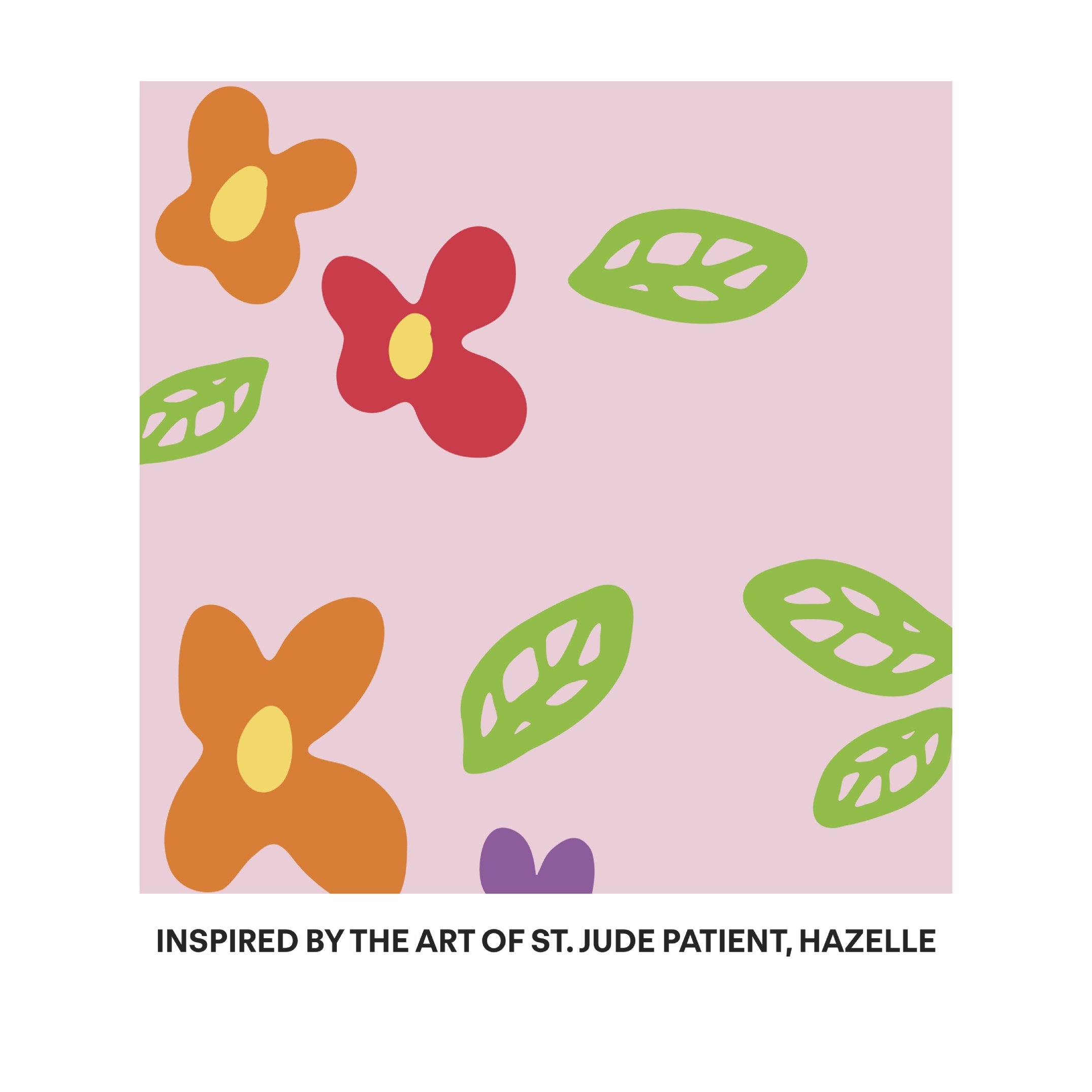 Art Floral Harmony Stainless Steel Kids Water Bottle with Straw Spout, 14 ounces