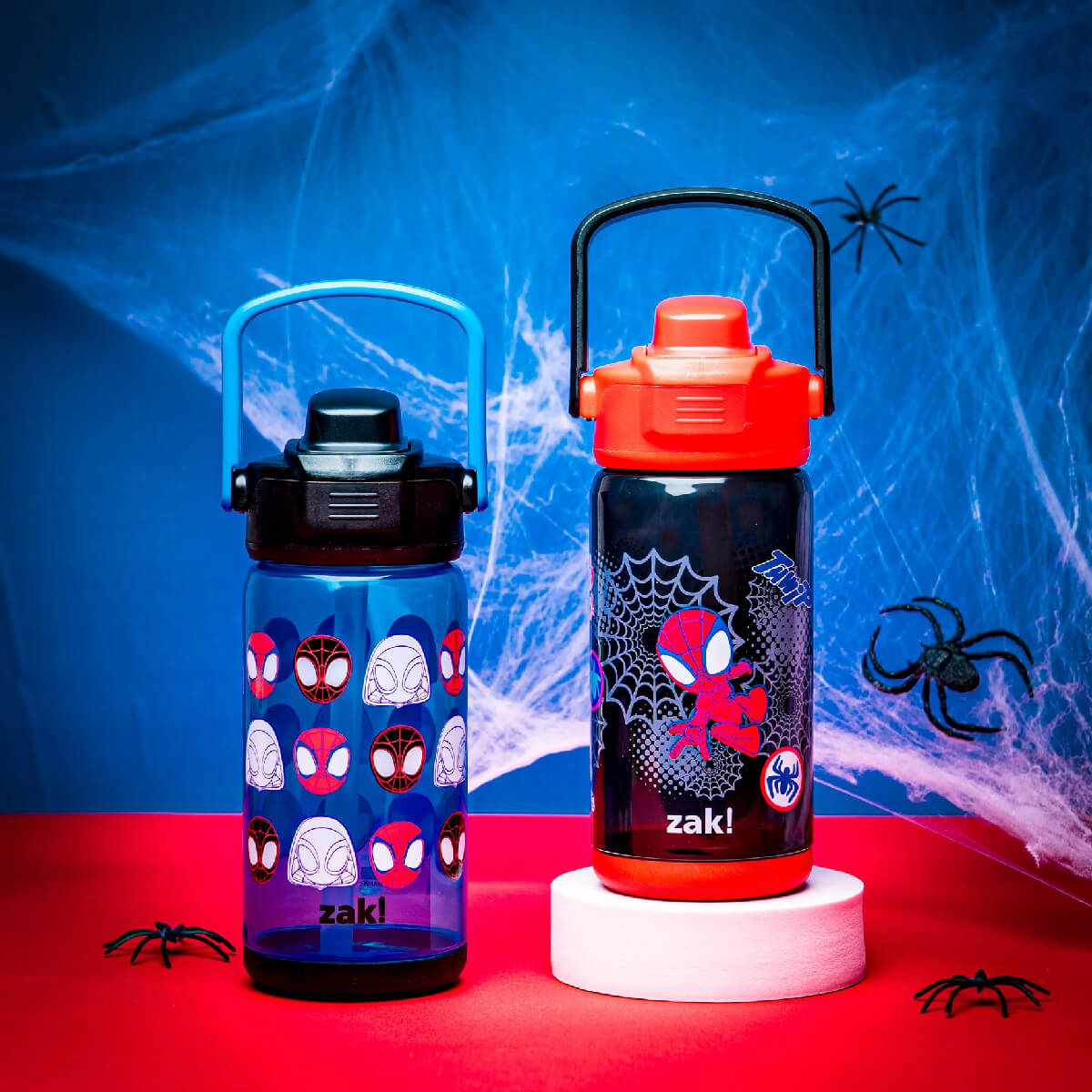 Zak Kids Beacon Water Bottles - Spider-Man