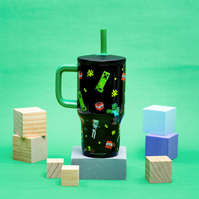 Fairway Kids Insulated Straw Tumbler - Minecraft, 16 ounces
