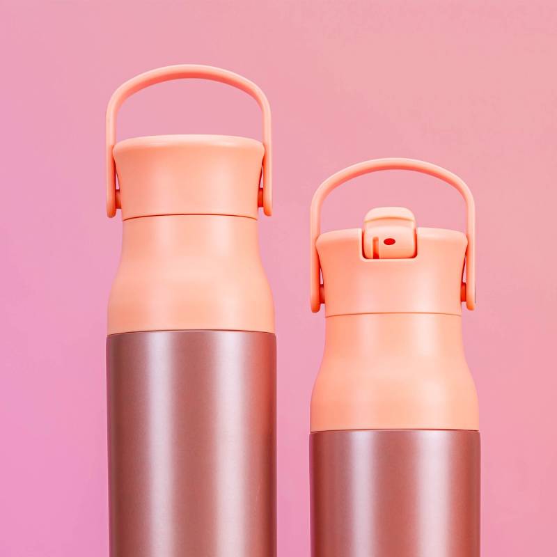 Zak Harmony Coral Pink Water Bottles - Durable Stainless Steel