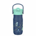 Space Harmony Stainless Steel Kids Water Bottle with Straw Spout, 14 ounces