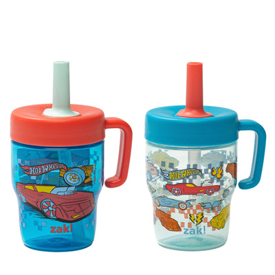 Hot Wheels Capri Toddler Leak Proof Tumbler Set with Handle