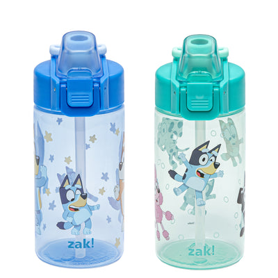 Bluey Jubilation Leak Proof Kids Water Bottle Set - 16 ounces