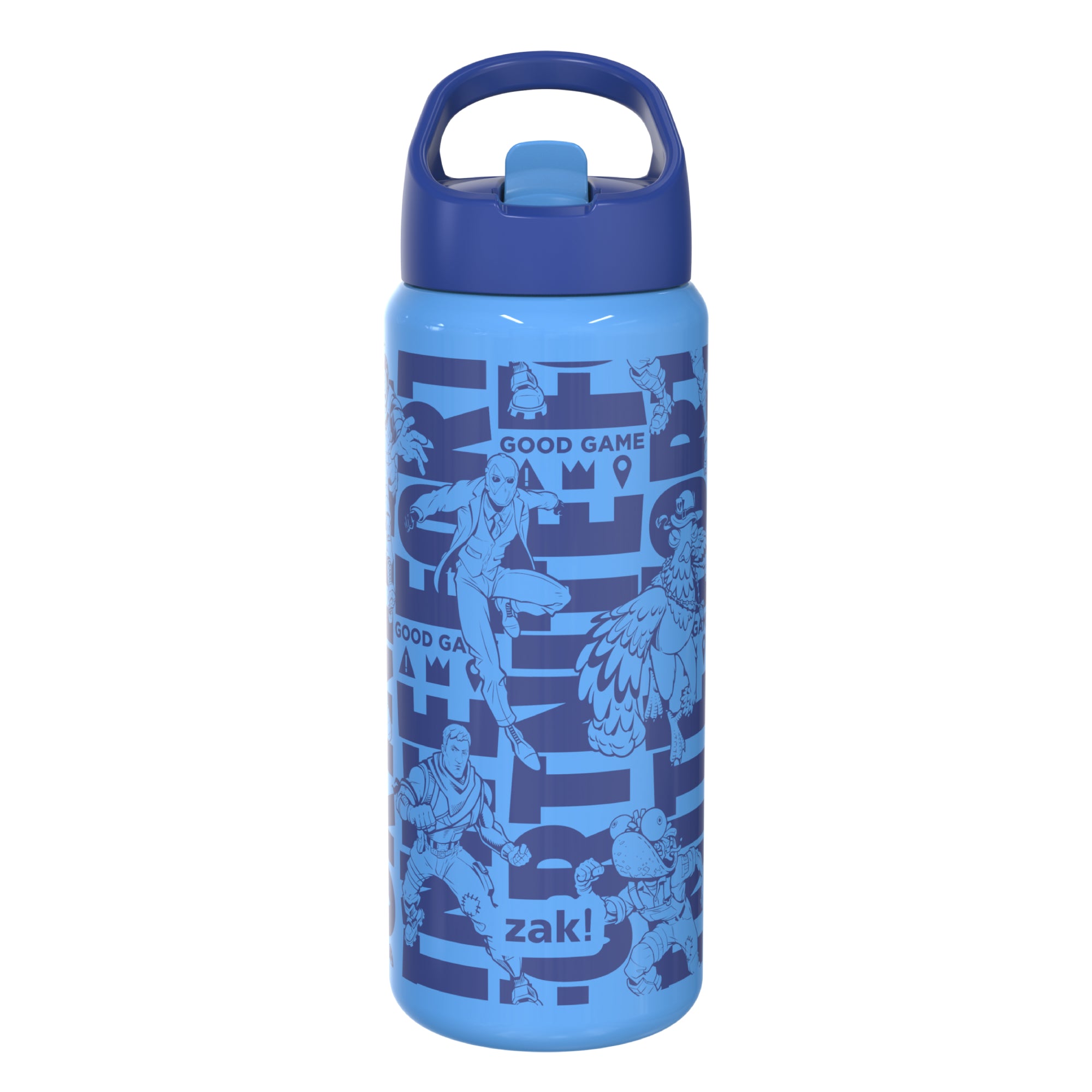 Kids Stainless Steel Fortnite Bottle with Leak-Proof Spout