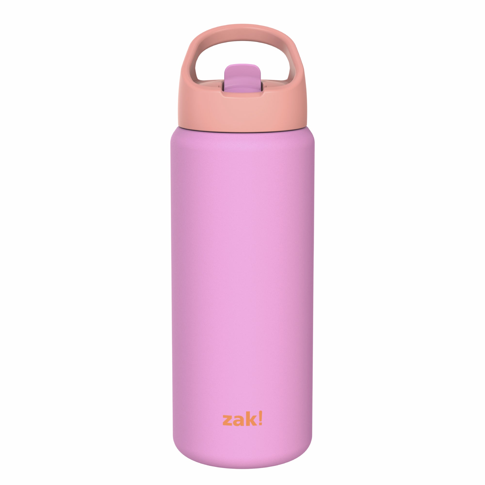 Kids Stainless Steel Lollipop Pink Bottle with Leak-Proof Spout