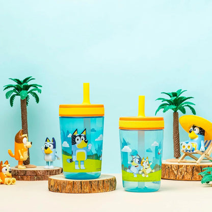 Bluey Kelso Kids Leak Proof Tumbler with Lid and Straw