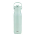 Harmony Recycled Stainless Steel Insulated Water Bottle with Flip-Up Straw Spout - Icicle, 32 ounces