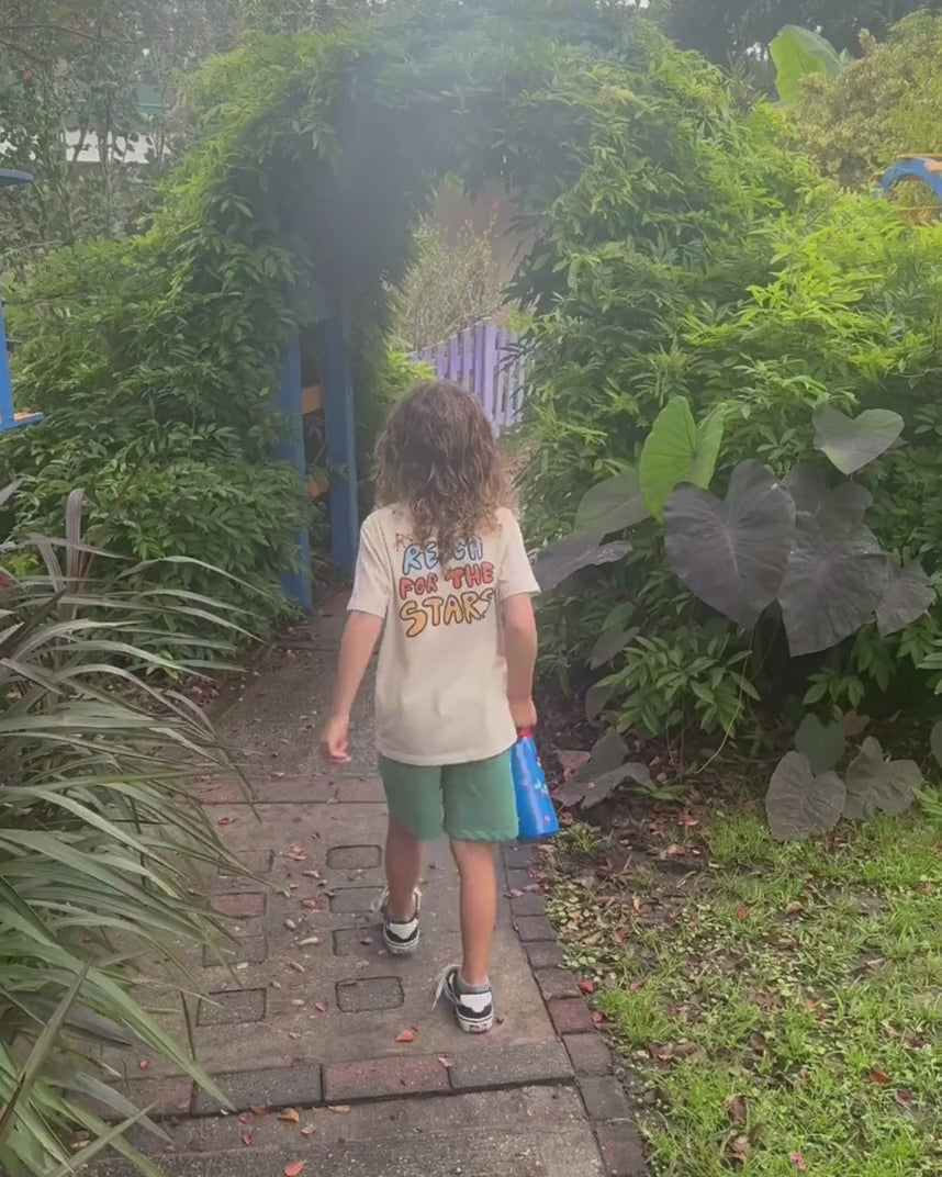 Load video: Boy drinking from zak Sonic water bottle at the park
