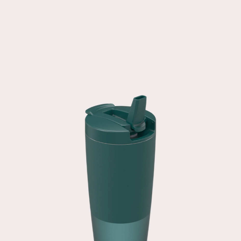 Sutton Sip or Straw Insulated Tumbler in Jade