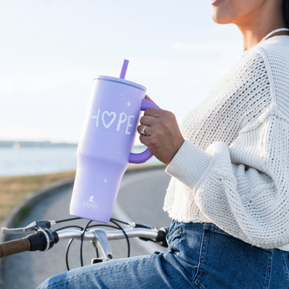 Sutton Insulated Straw Tumbler Shine Bright - Hope, 40 ounces