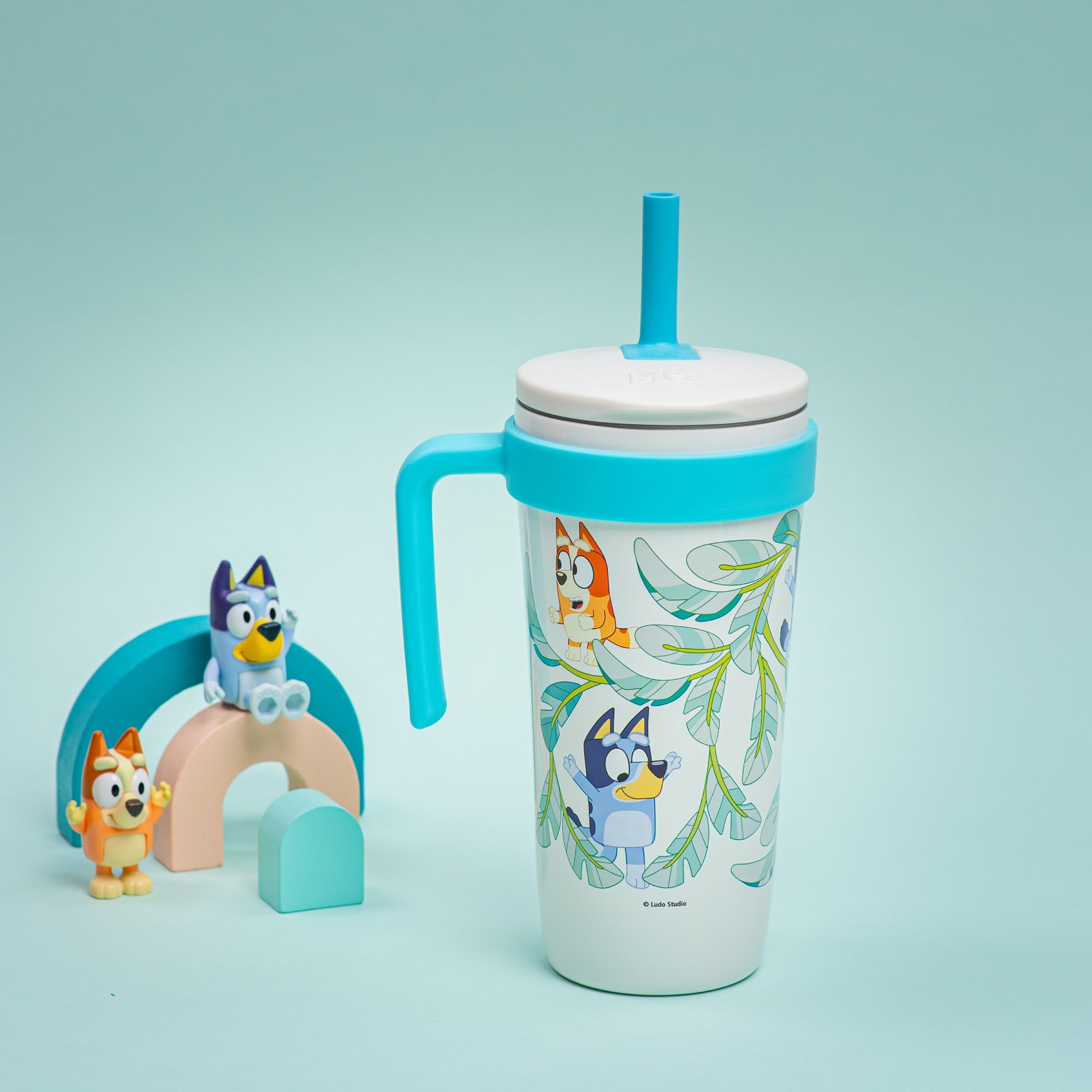 Fairway Kids Insulated Straw Tumbler - Bluey, 18 ounces