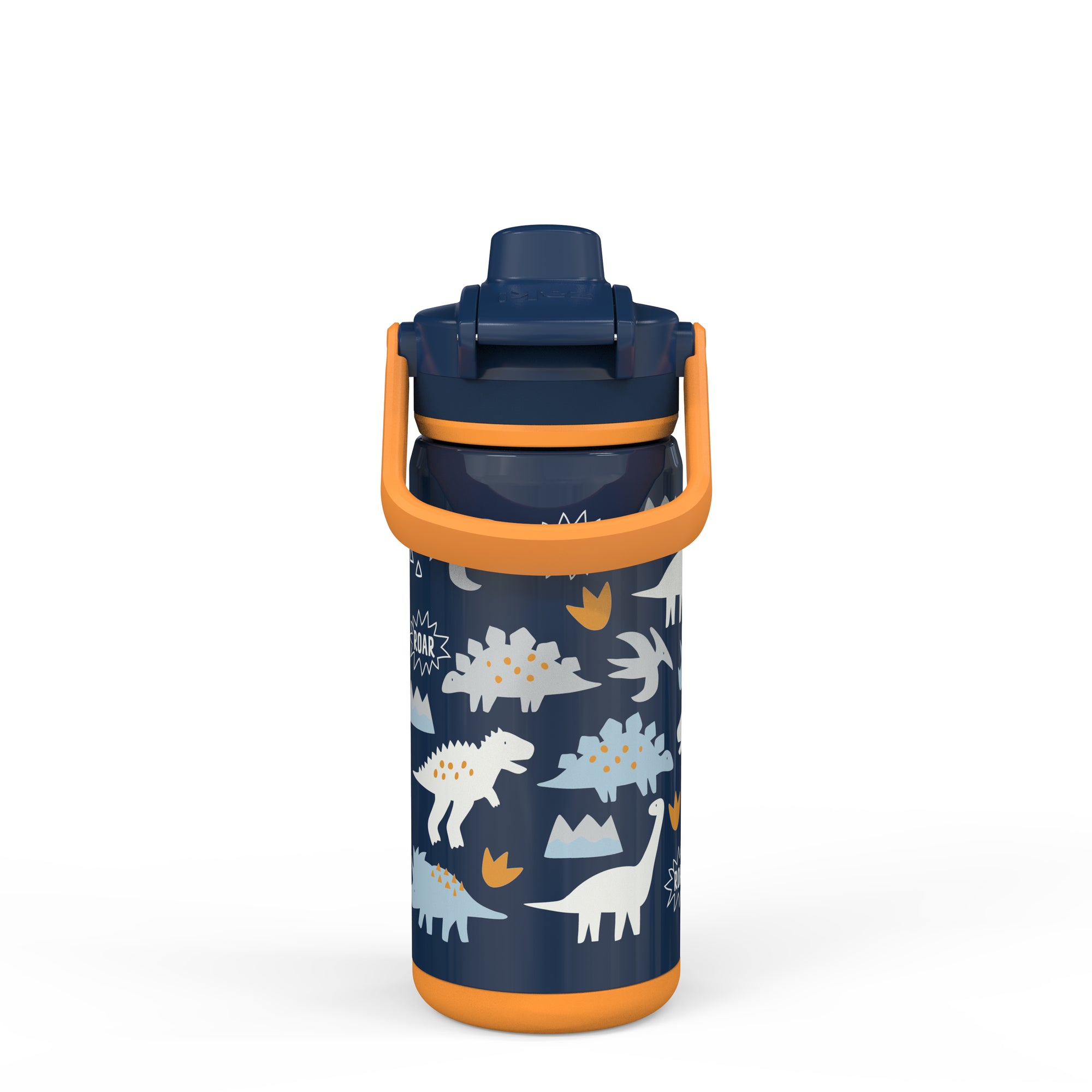 Beacon Stainless Steel Insulated Kids Water Bottle with Covered Spout - Zaksaurus, 14 Ounces