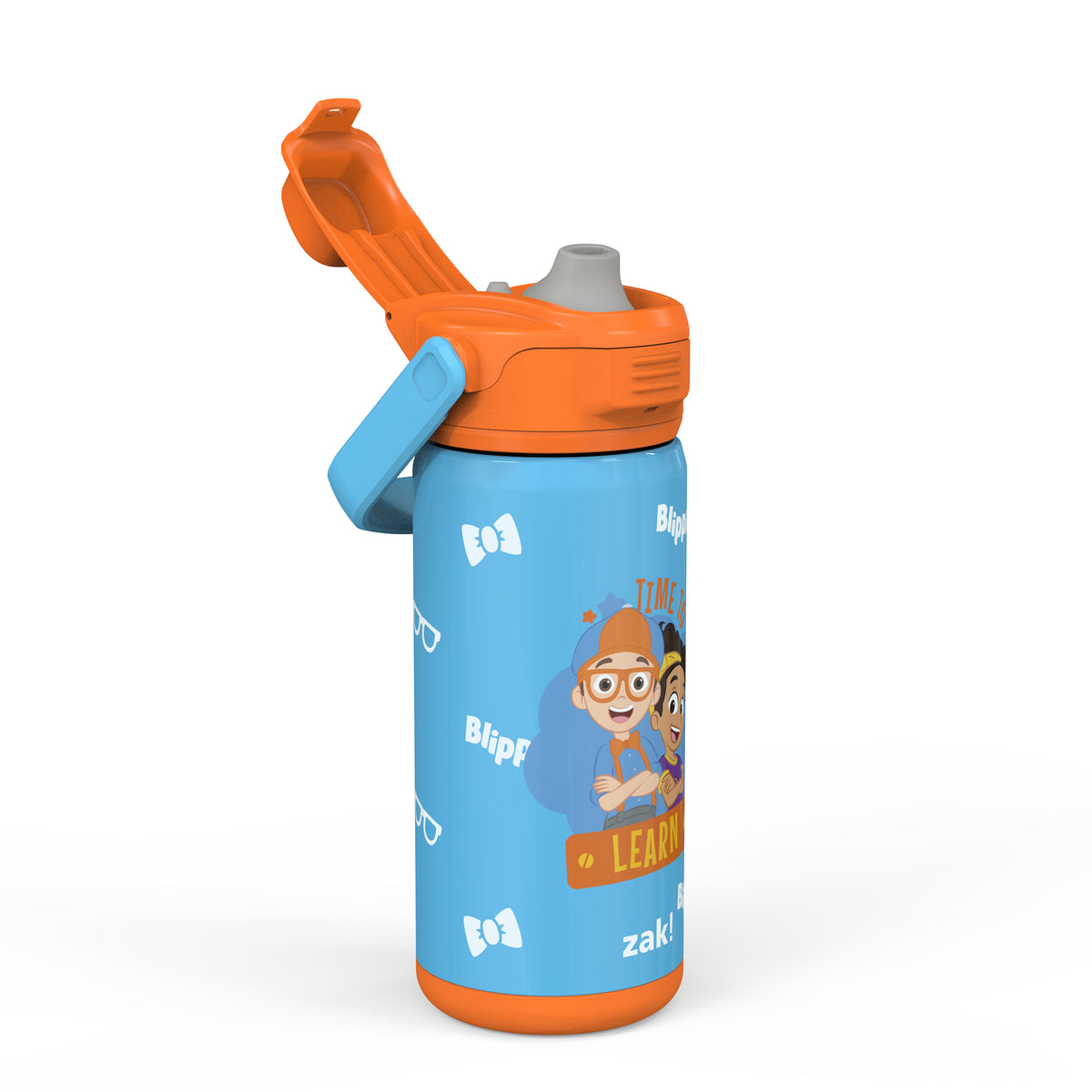 Blippi Beacon Stainless Steel Insulated Kids Water Bottle with Covered ...