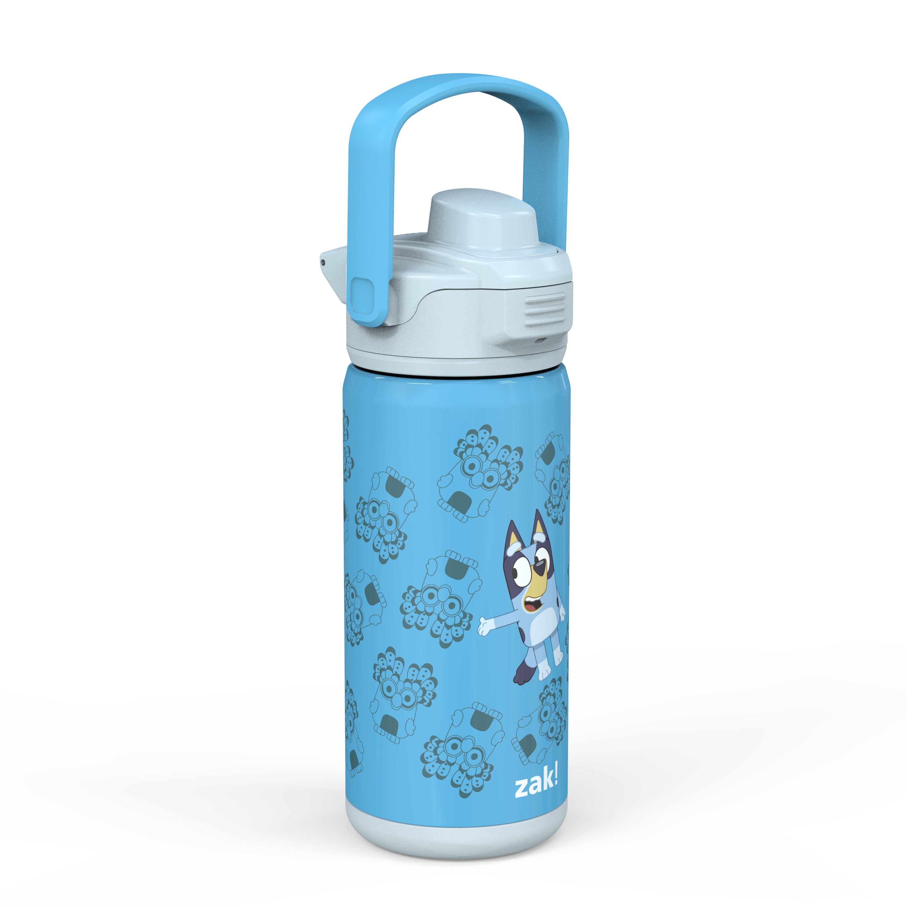 Zak Designs Bluey 14 ounce Kids Stainless Steel Vacuum Insulated Water  Bottle, Bluey and Friends 