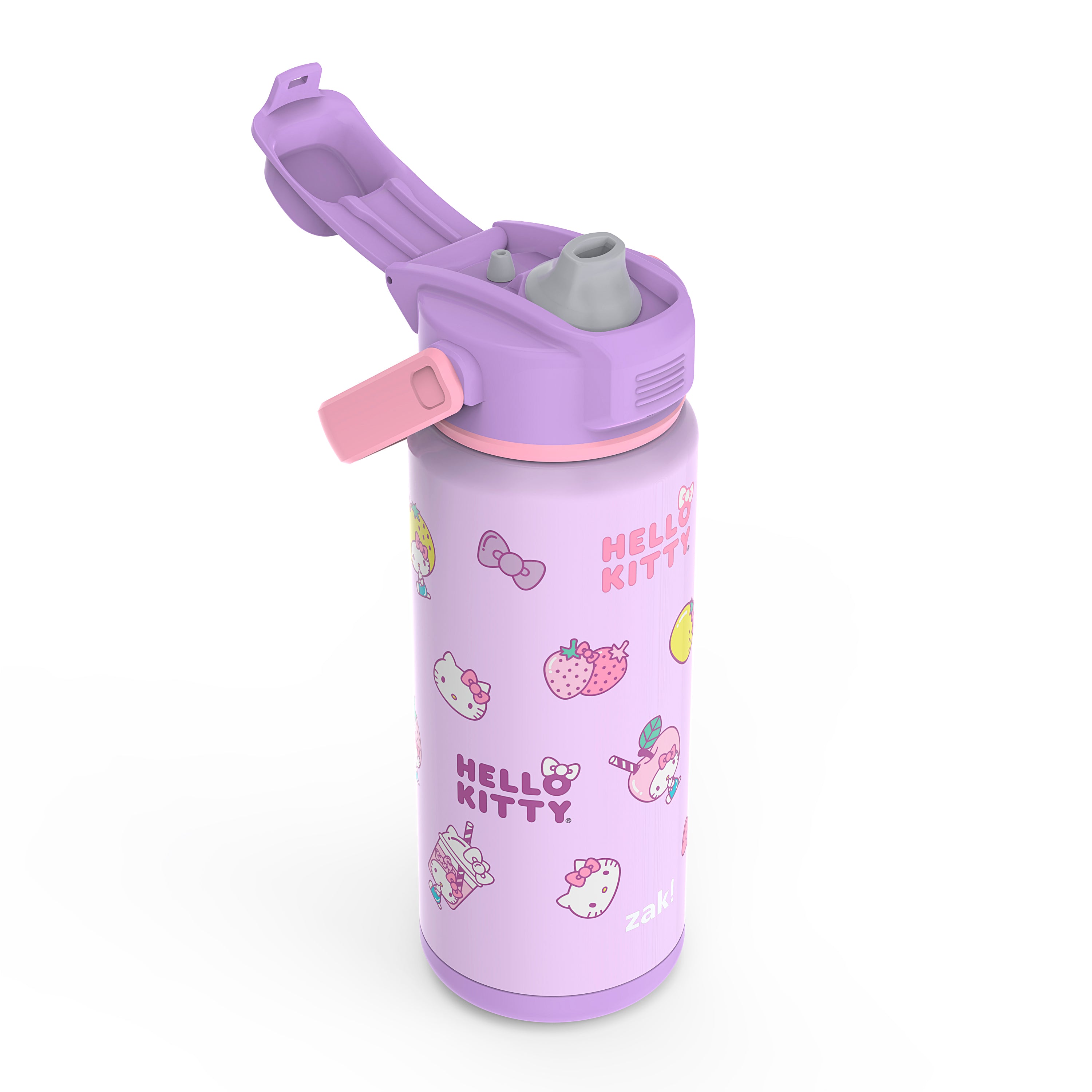 Hello Kitty Beacon Stainless Steel Insulated Kids Water Bottle with Covered Spout, 20 Ounces
