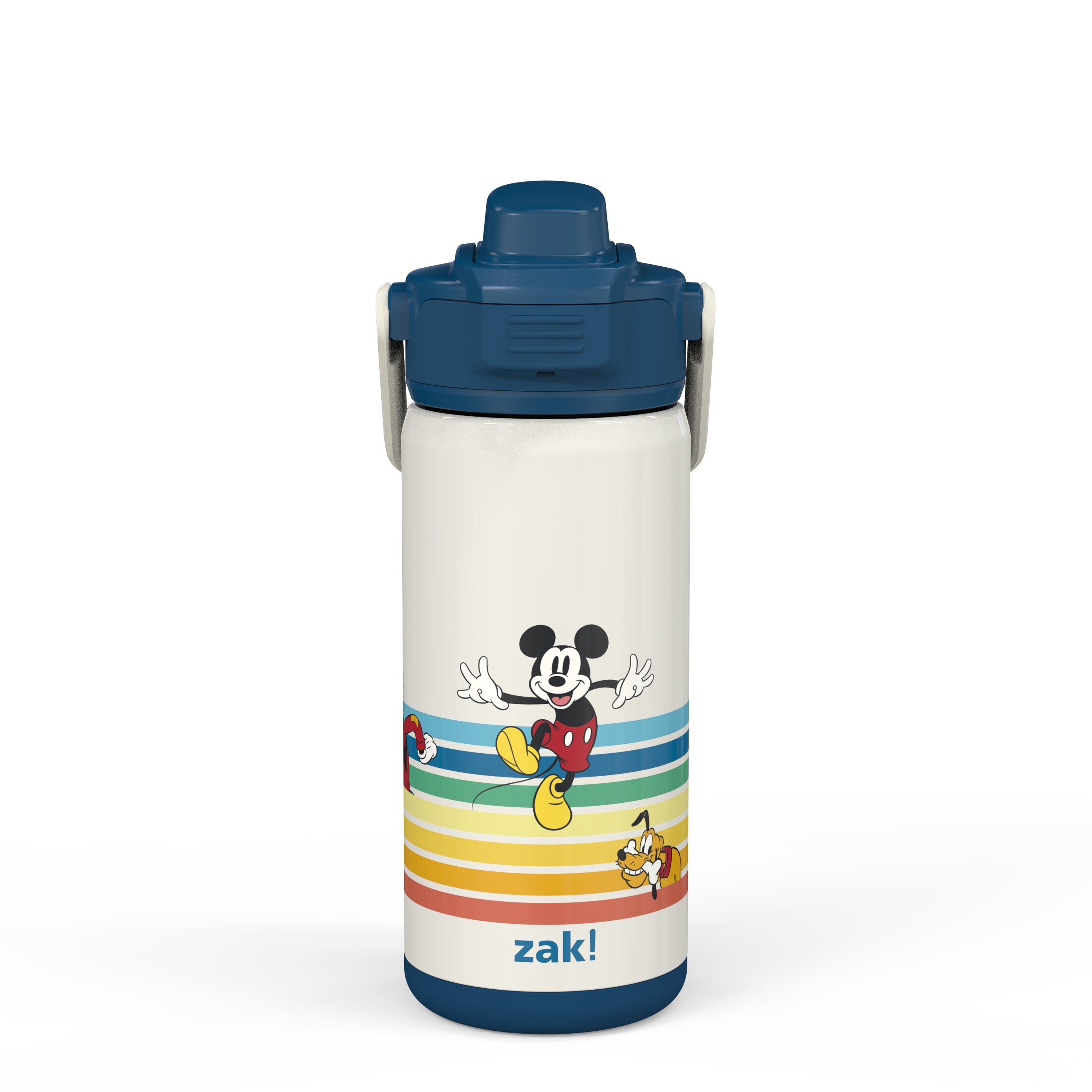 Zak Designs 14oz Stainless Steel Kids' Water Bottle with Antimicrobial Spout 'Disney Princess