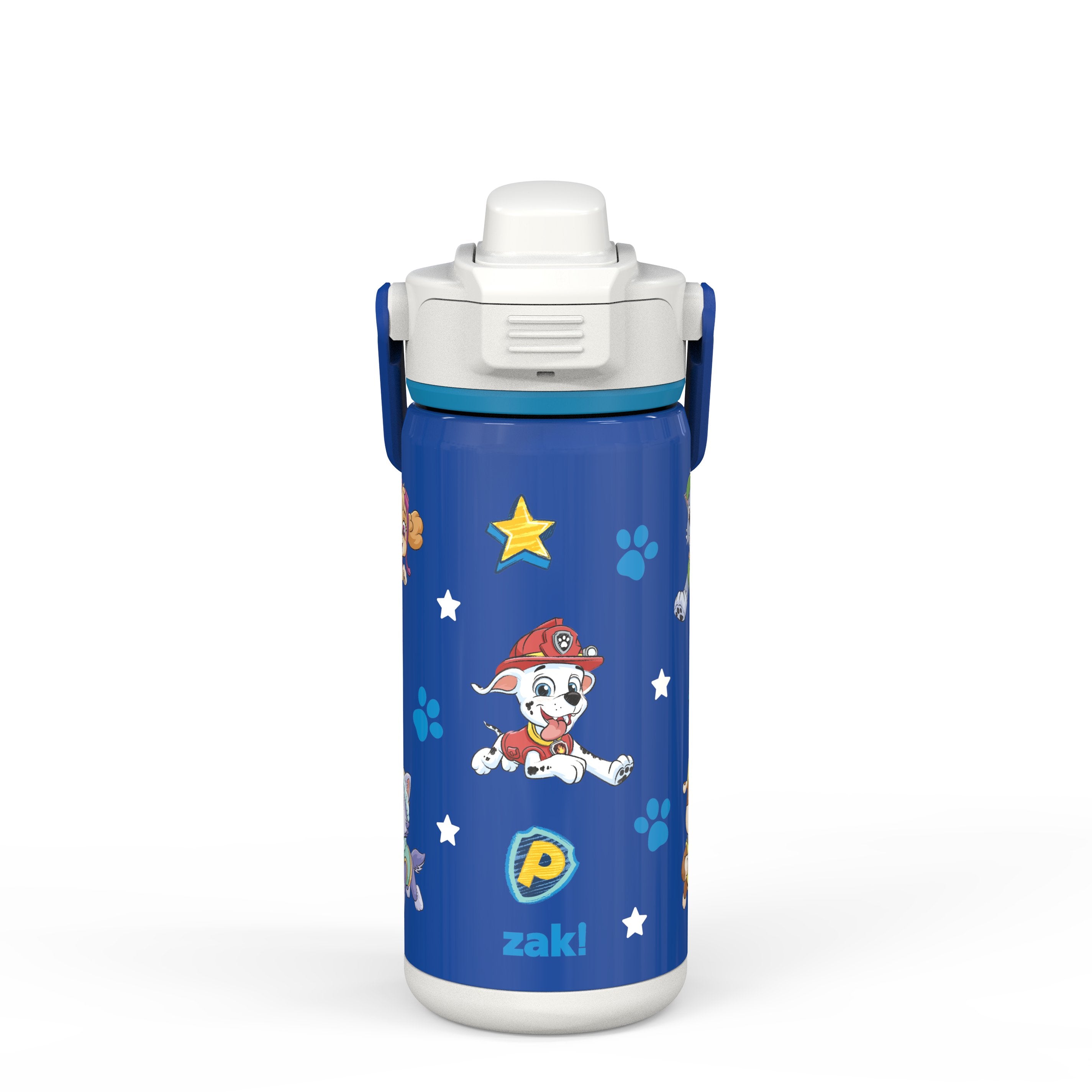 Zak Designs Paw Patrol Stainless Steel Bottle with Push Button
