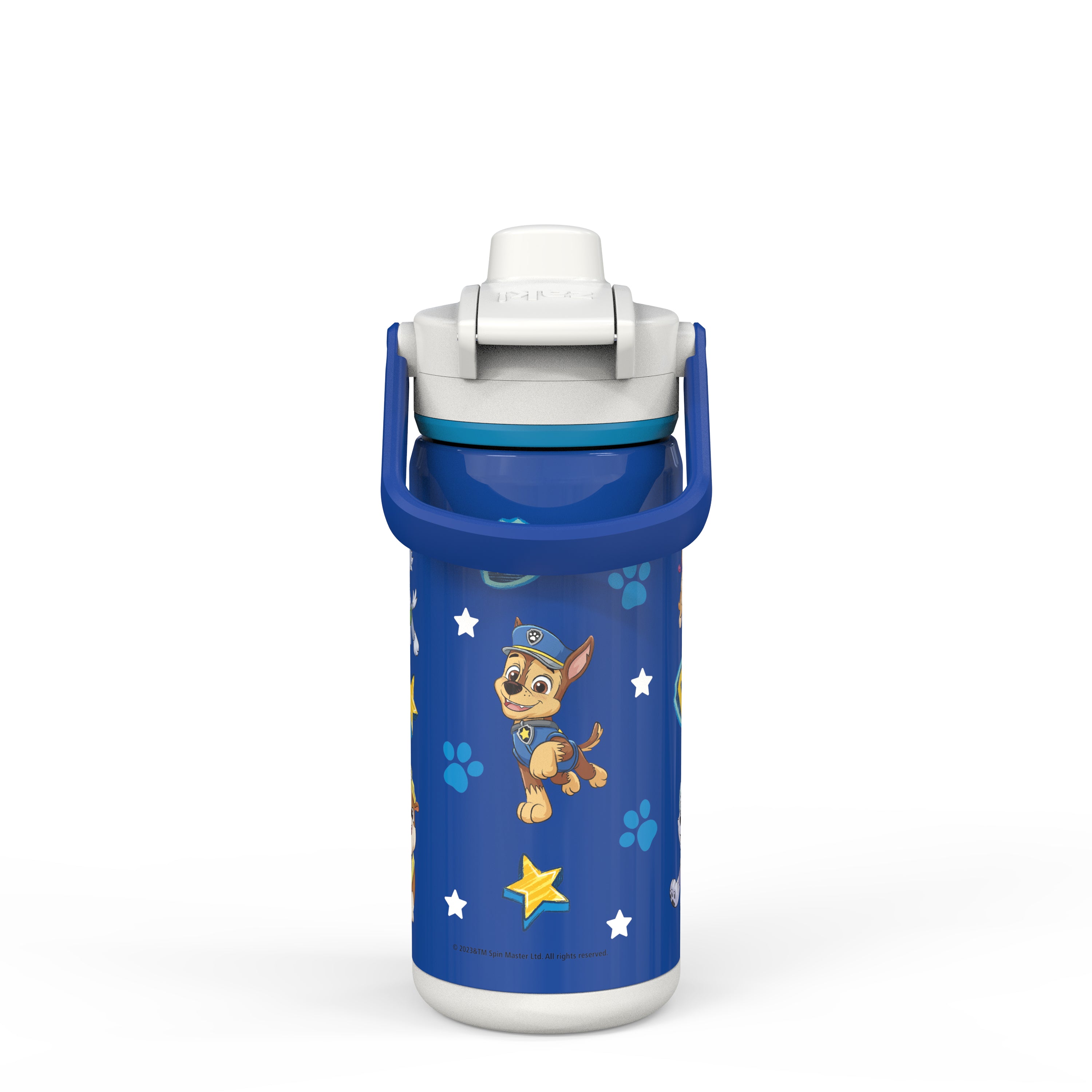 PAW Patrol Beacon Stainless Steel Insulated Kids Water Bottle with Covered Spout, 14 Ounces