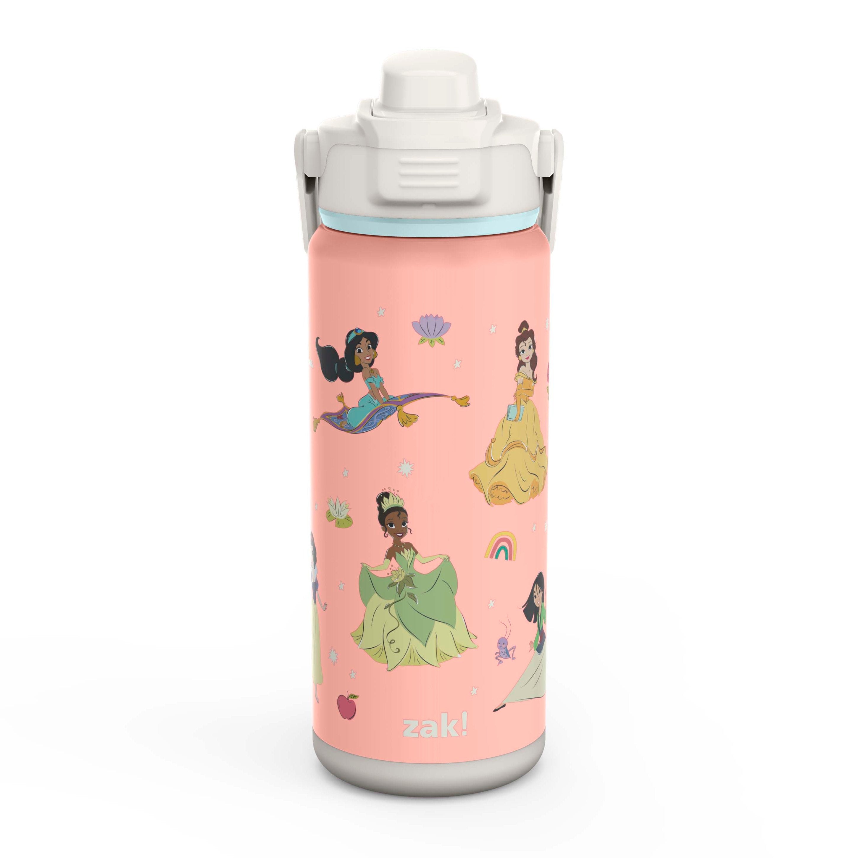 Zak Designs 16oz Plastic Kids' Water Bottle with Bumper and Antimicrobial  Spout 'Dog-Safari