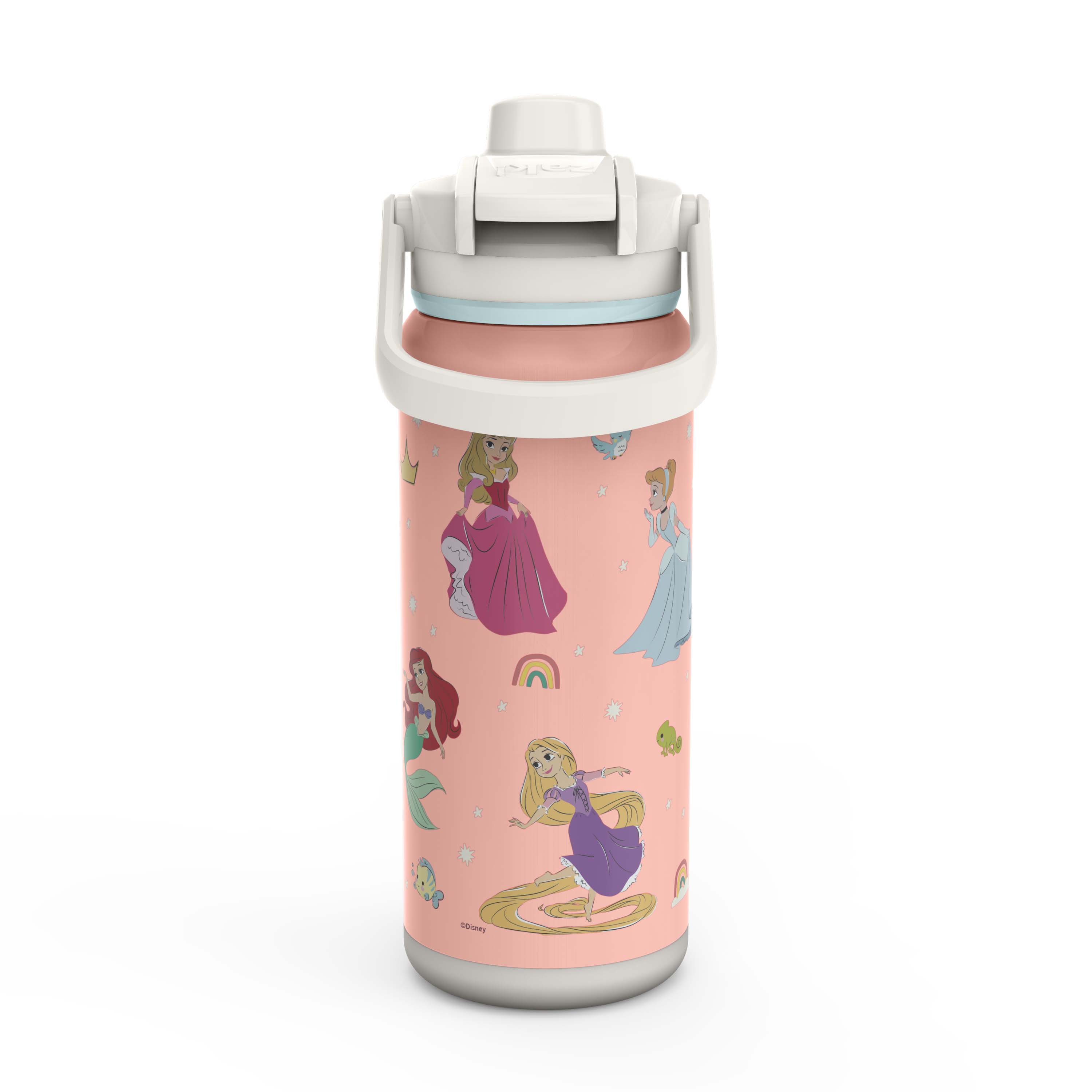 Zak Designs 20oz Stainless Steel Kids' Water Bottle With Antimicrobial  Spout 'disney Princess' : Target